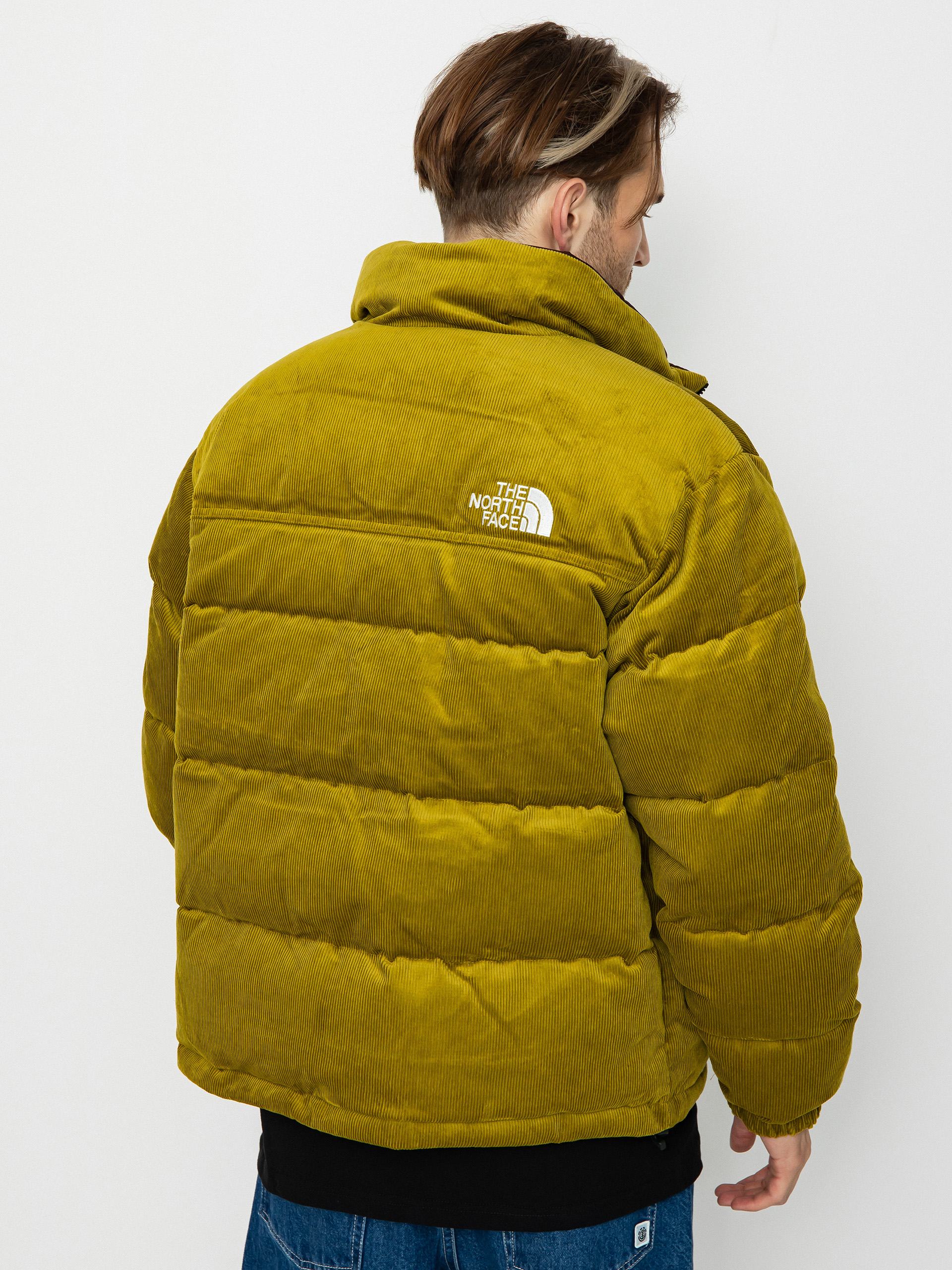 Kurtka The North Face 92 Reversible Nuptse (sulphur moss/coal brown)