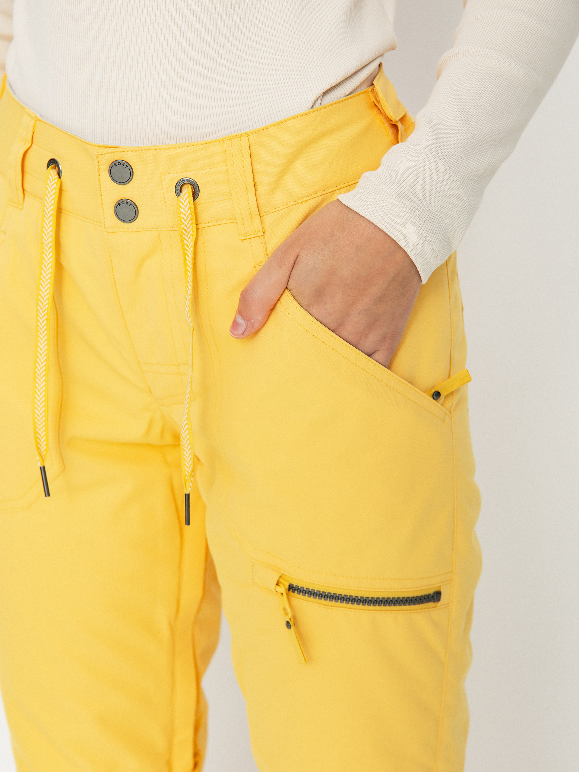 Damskie Spodnie snowboardowe Roxy Nadia (sunset gold)