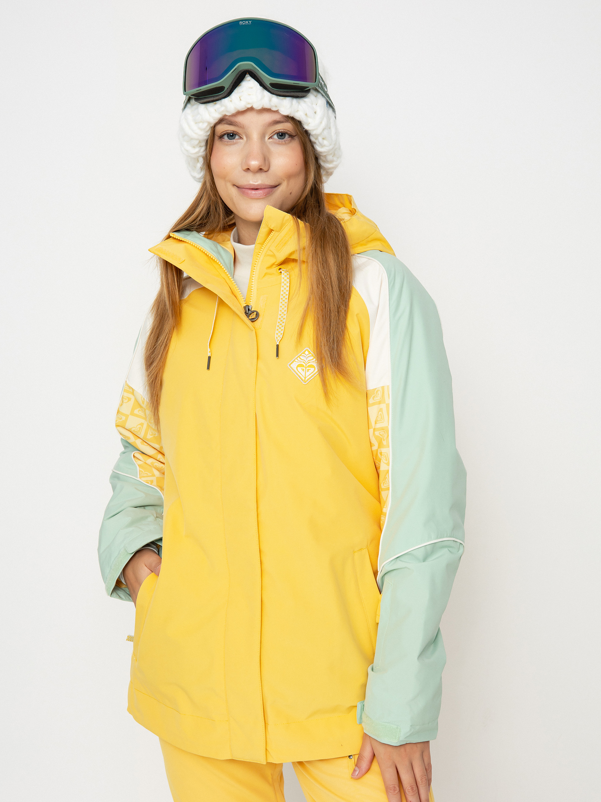 Damska Kurtka snowboardowa Roxy Highridge (sunset gold)
