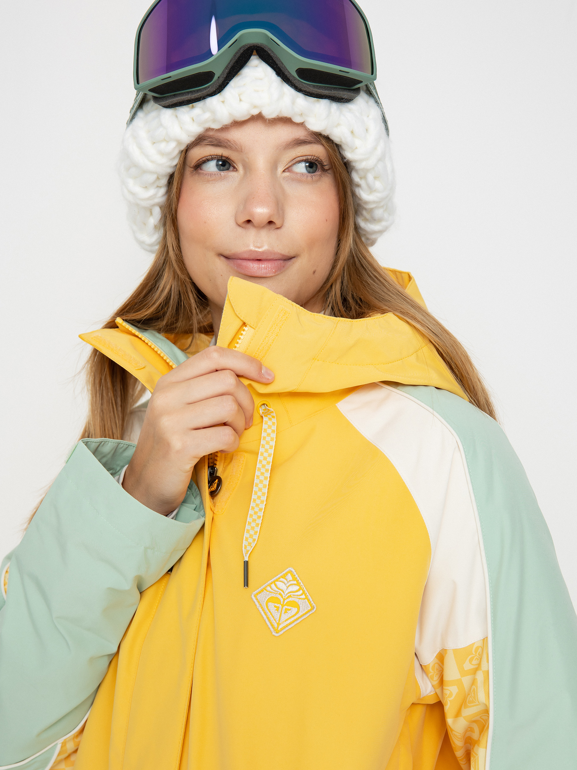 Damska Kurtka snowboardowa Roxy Highridge (sunset gold)
