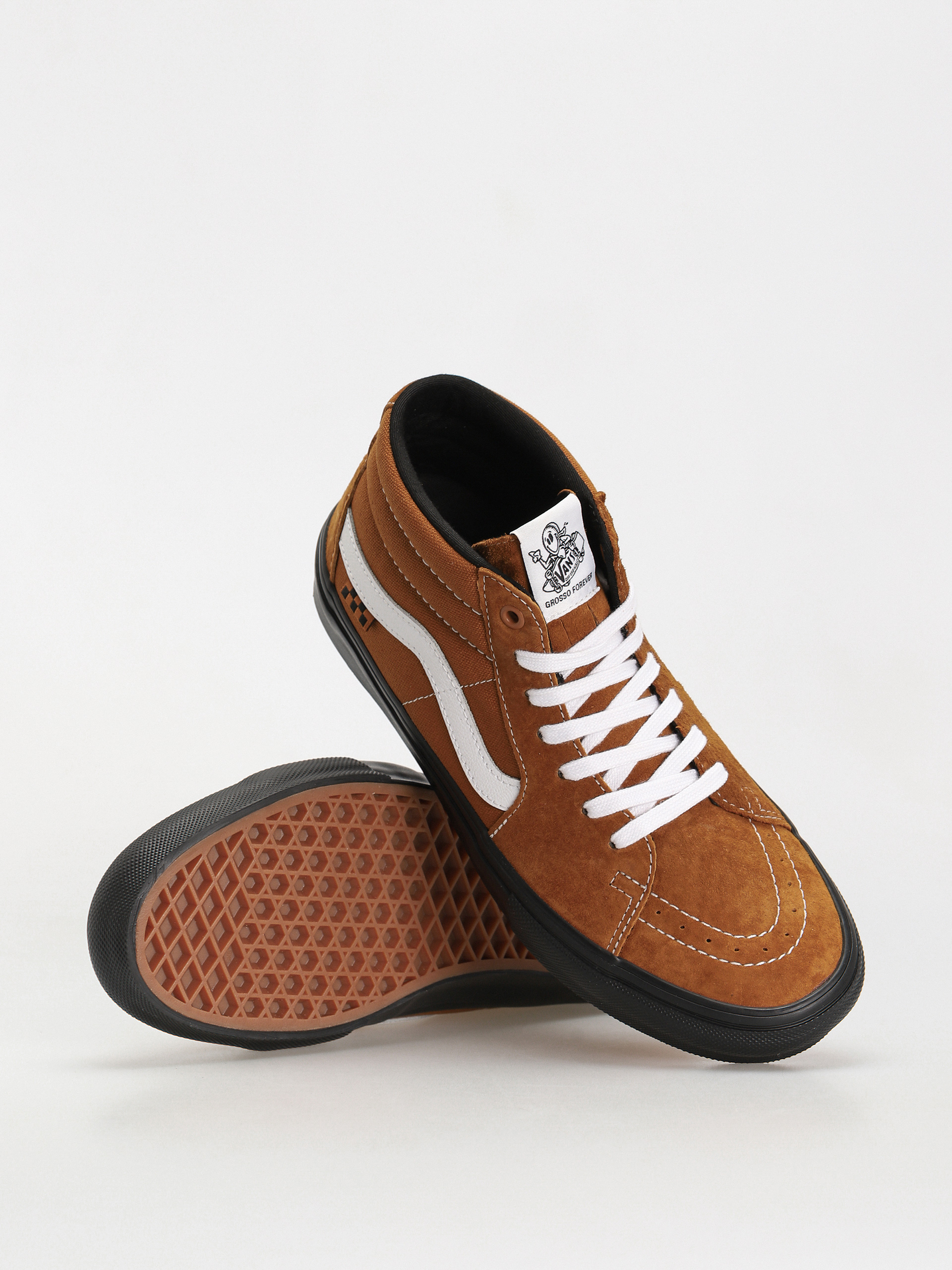 Buty Vans Skate Grosso Mid (pig suede brown/black)