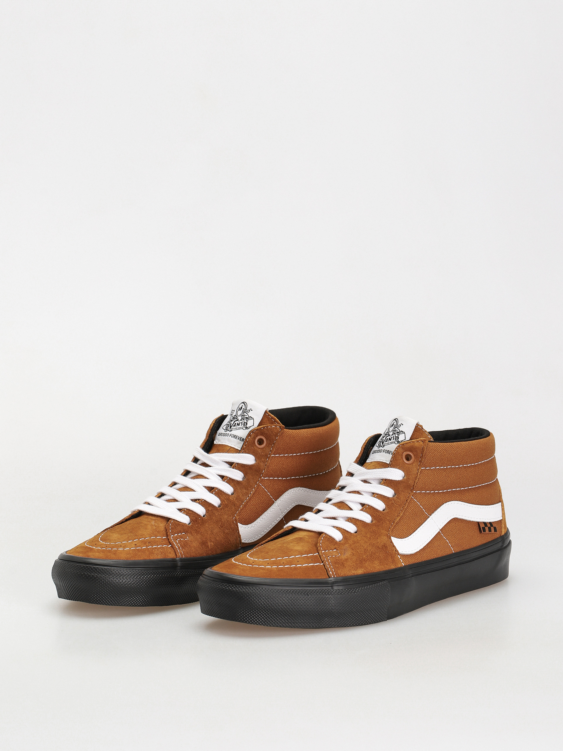 Buty Vans Skate Grosso Mid (pig suede brown/black)