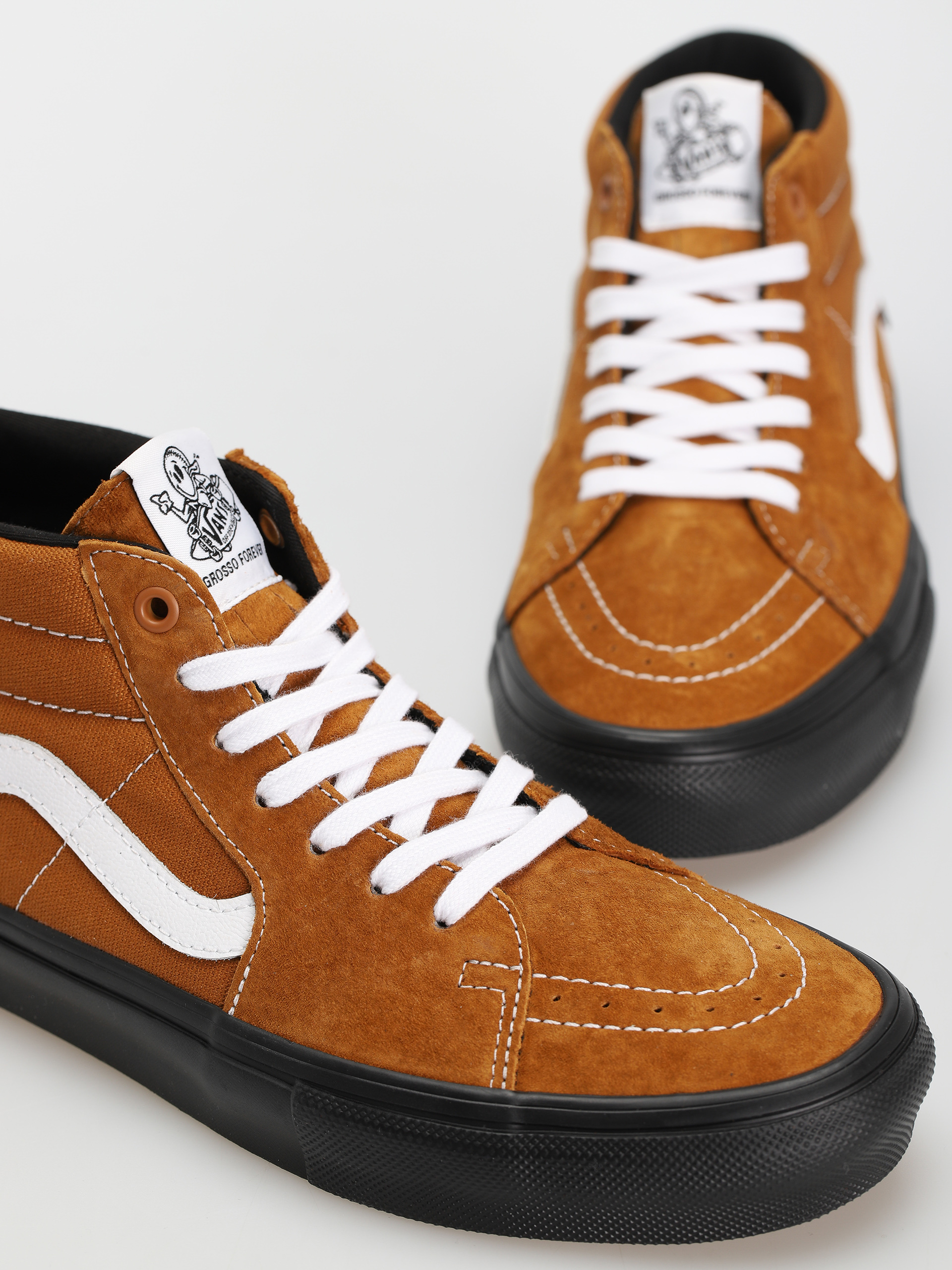 Buty Vans Skate Grosso Mid (pig suede brown/black)