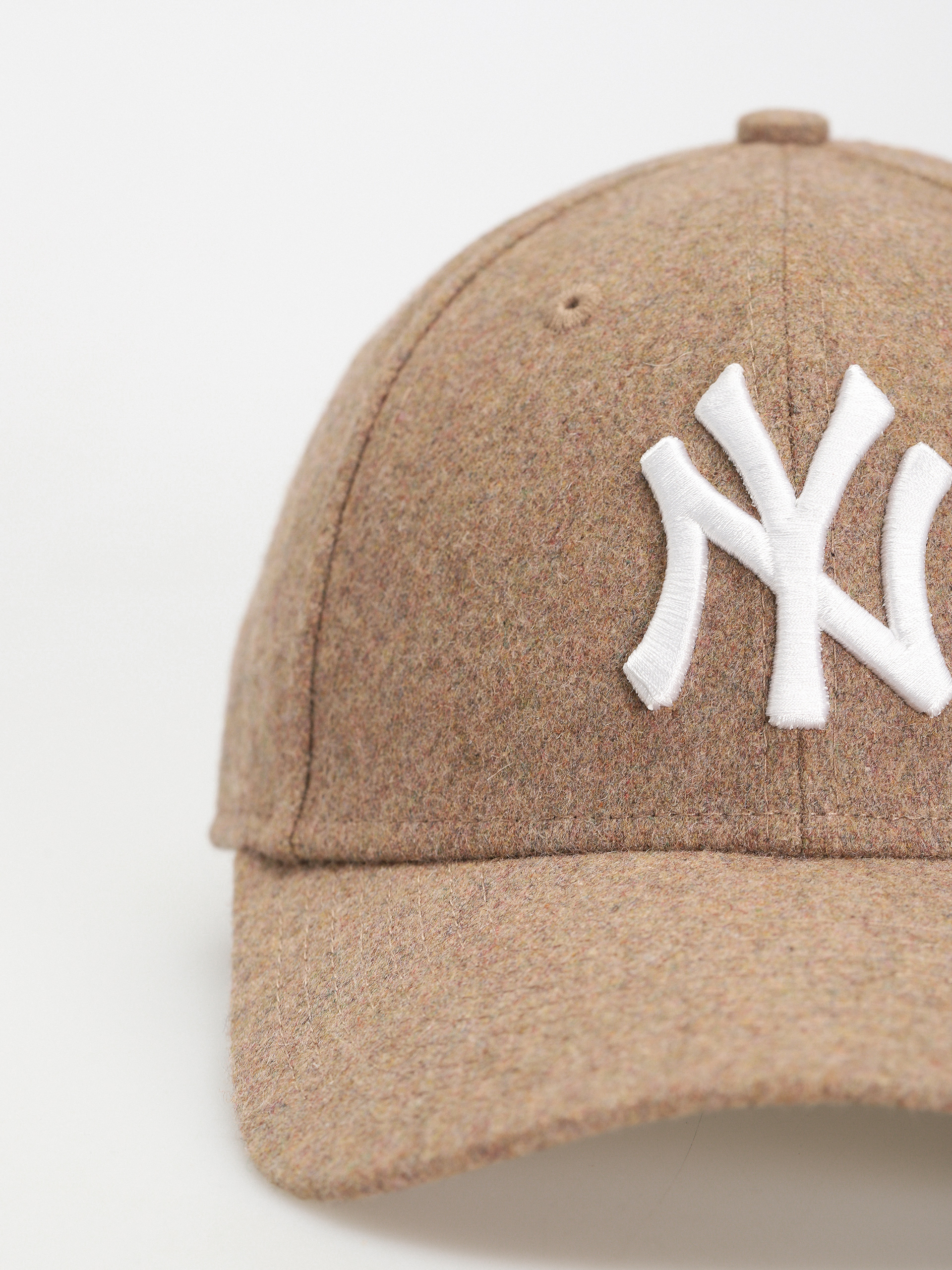 Czapka z daszkiem New Era Wool 9Forty New York Yankees Wmn (camel/white)