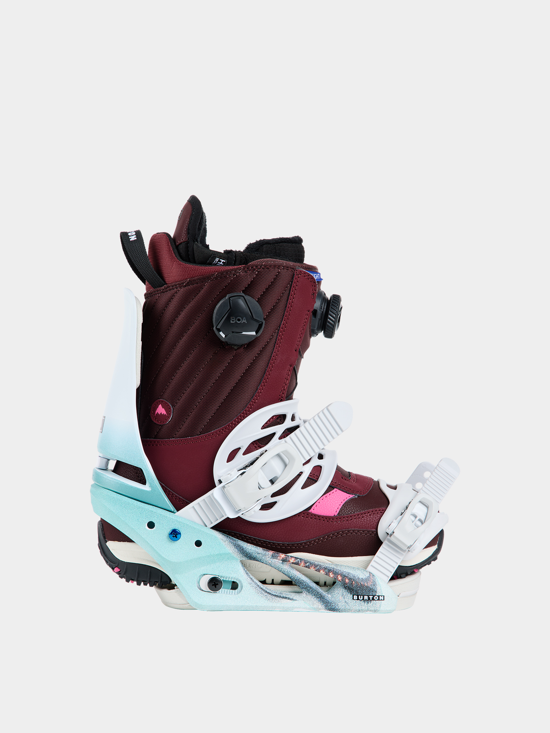 Damskie Wiązania snowboardowe Burton Lexa Reflex (white/graphic)