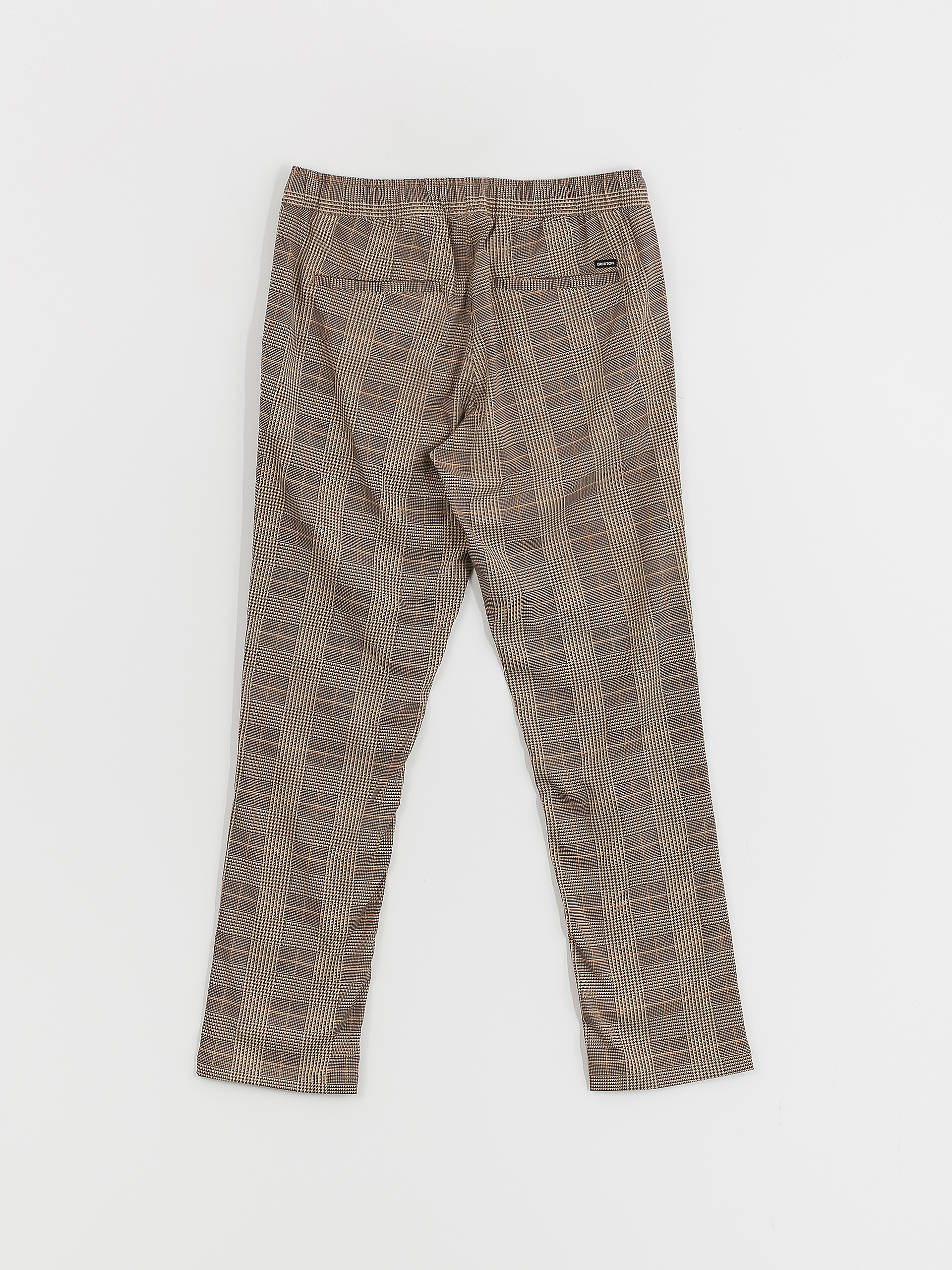 Spodnie Brixton Choice E Waist Taper X (brown plaid)
