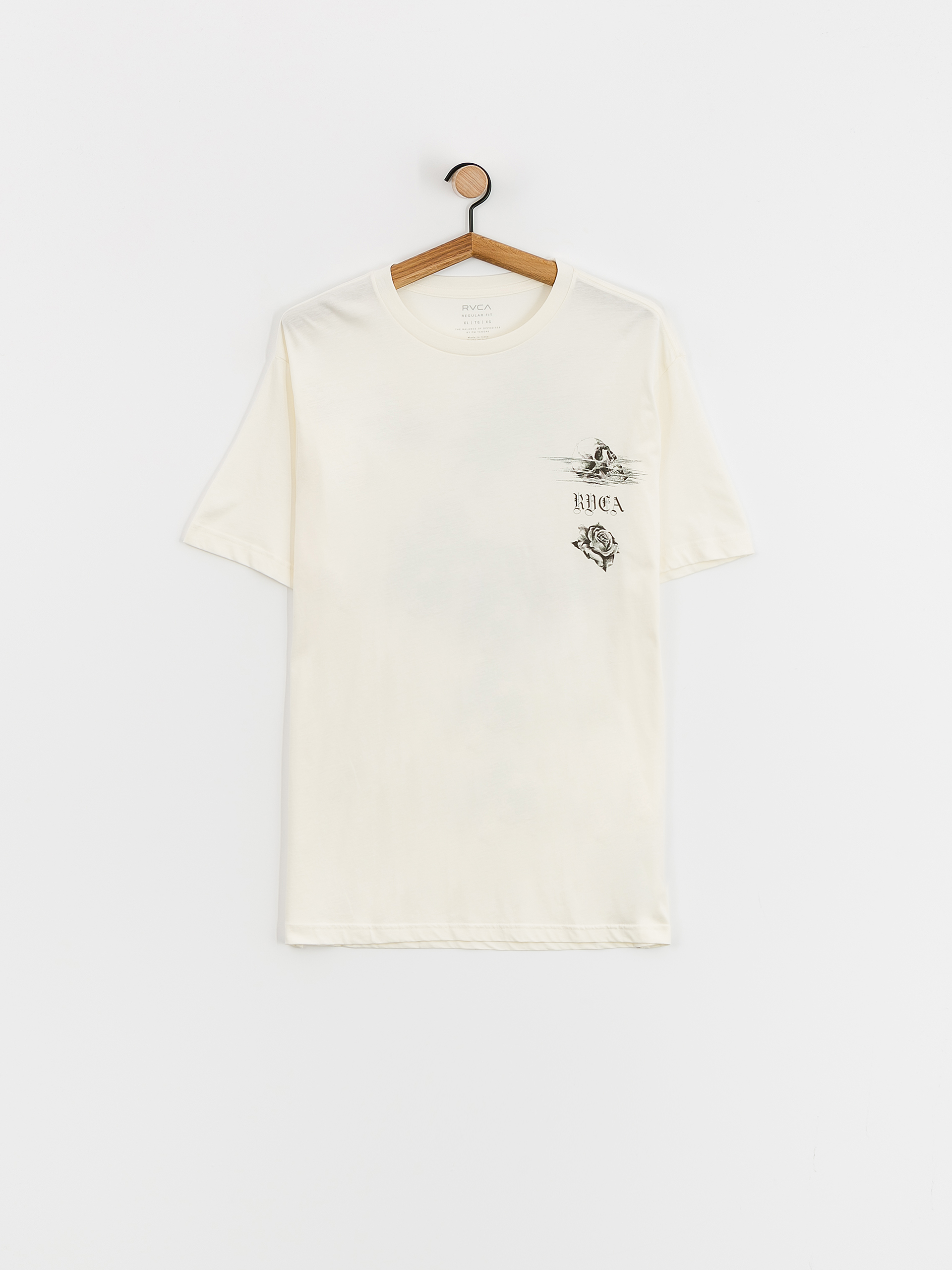 T-shirt RVCA Tiger Beach (antique white)