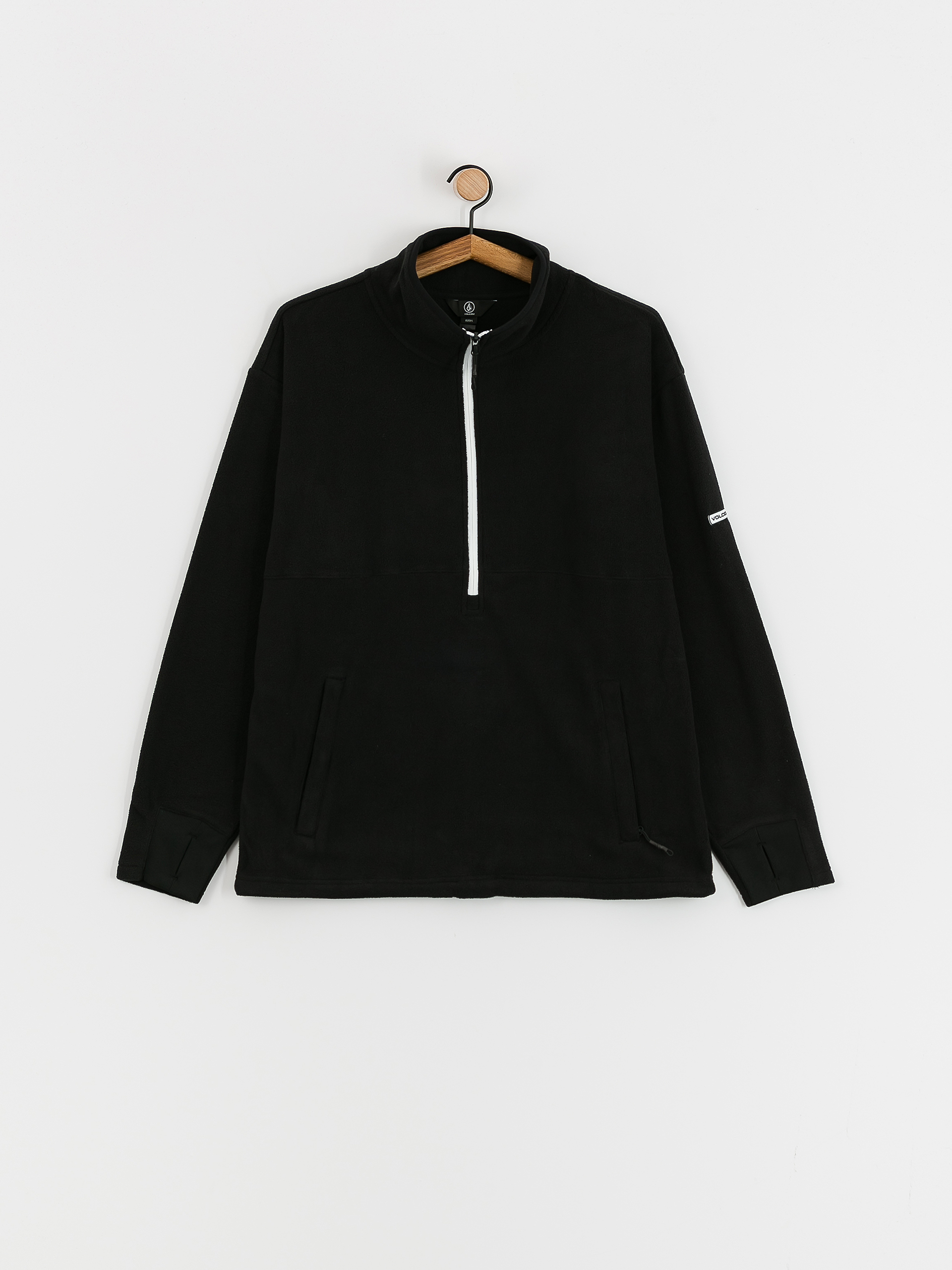 Męska Bluza aktywna Volcom Polar Mock 1/2 Zip (black)