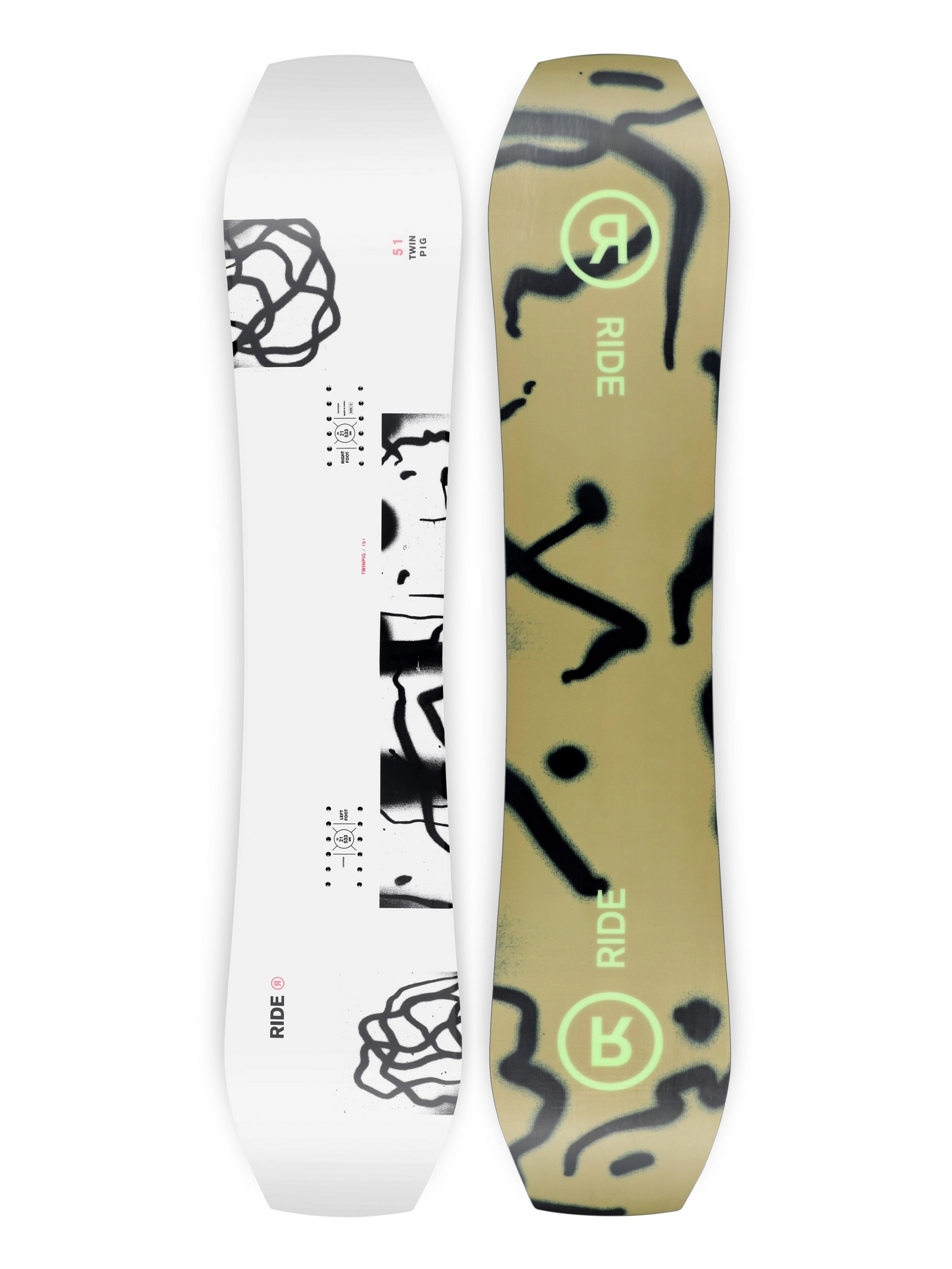 Męska Deska snowboardowa Ride Twinpig