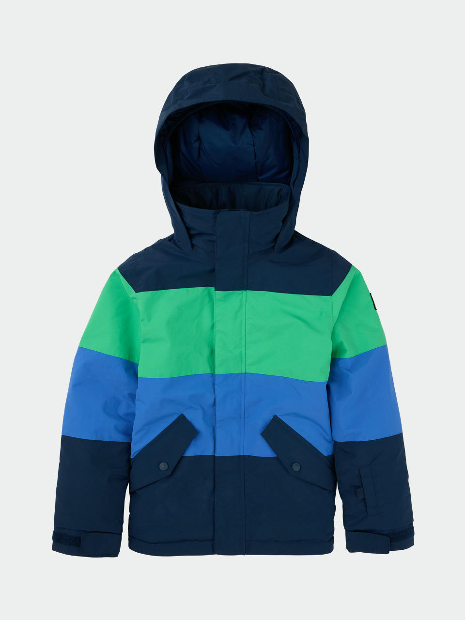 Kurtka snowboardowa Burton Symbol JR (dress blue/galaxy green/amparo blue)