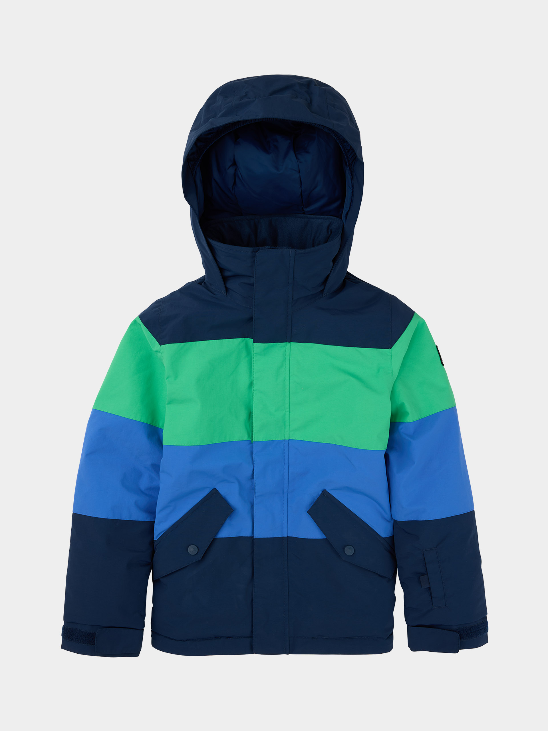 Kurtka snowboardowa Burton Symbol JR (dress blue/galaxy green/amparo blue)