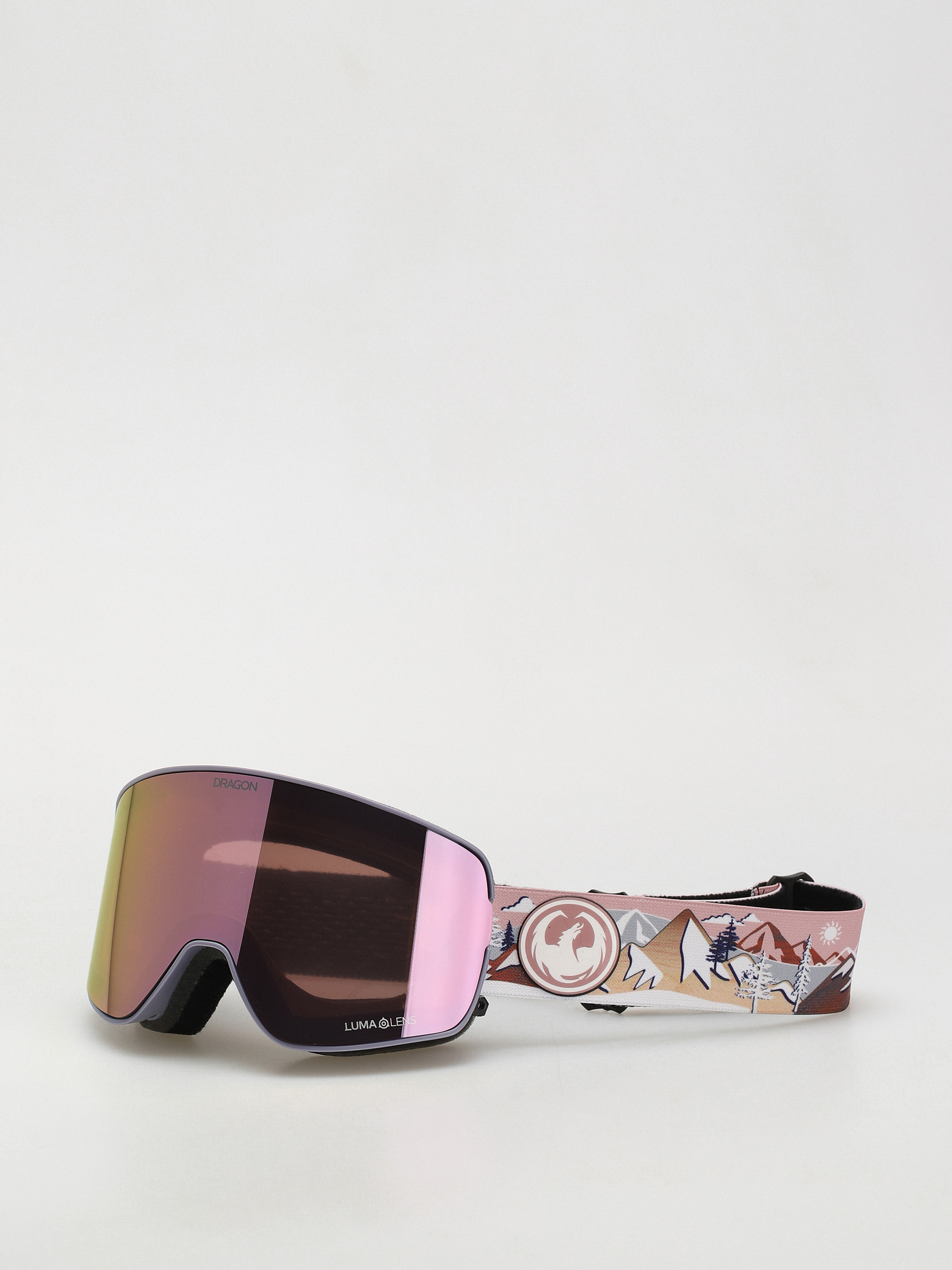 Gogle Dragon NFX2 (fasani/lumalens rose gold ion/lumalens light rose)