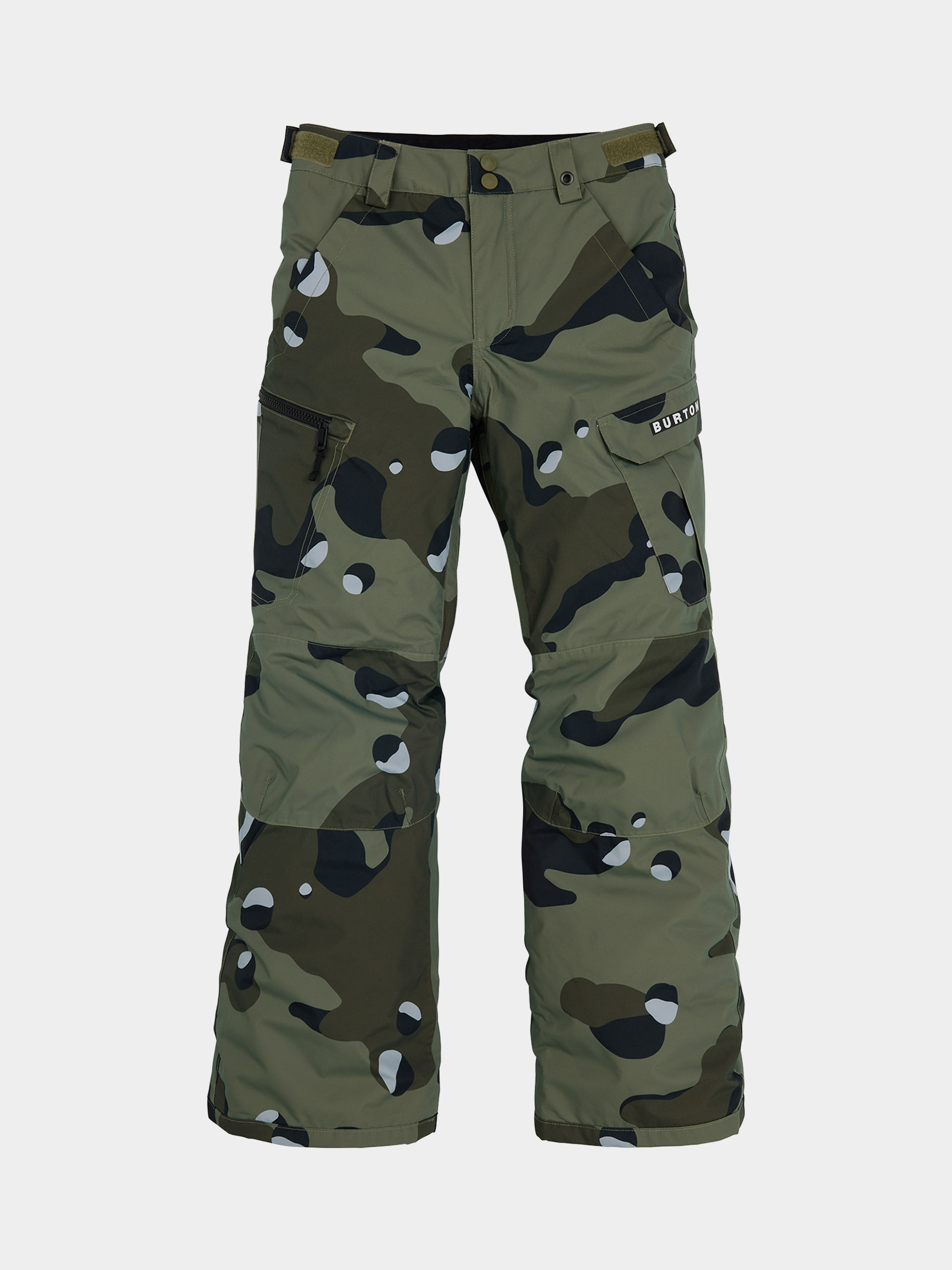 Spodnie snowboardowe Burton Exile Cargo JR (forest moss cookie camo)