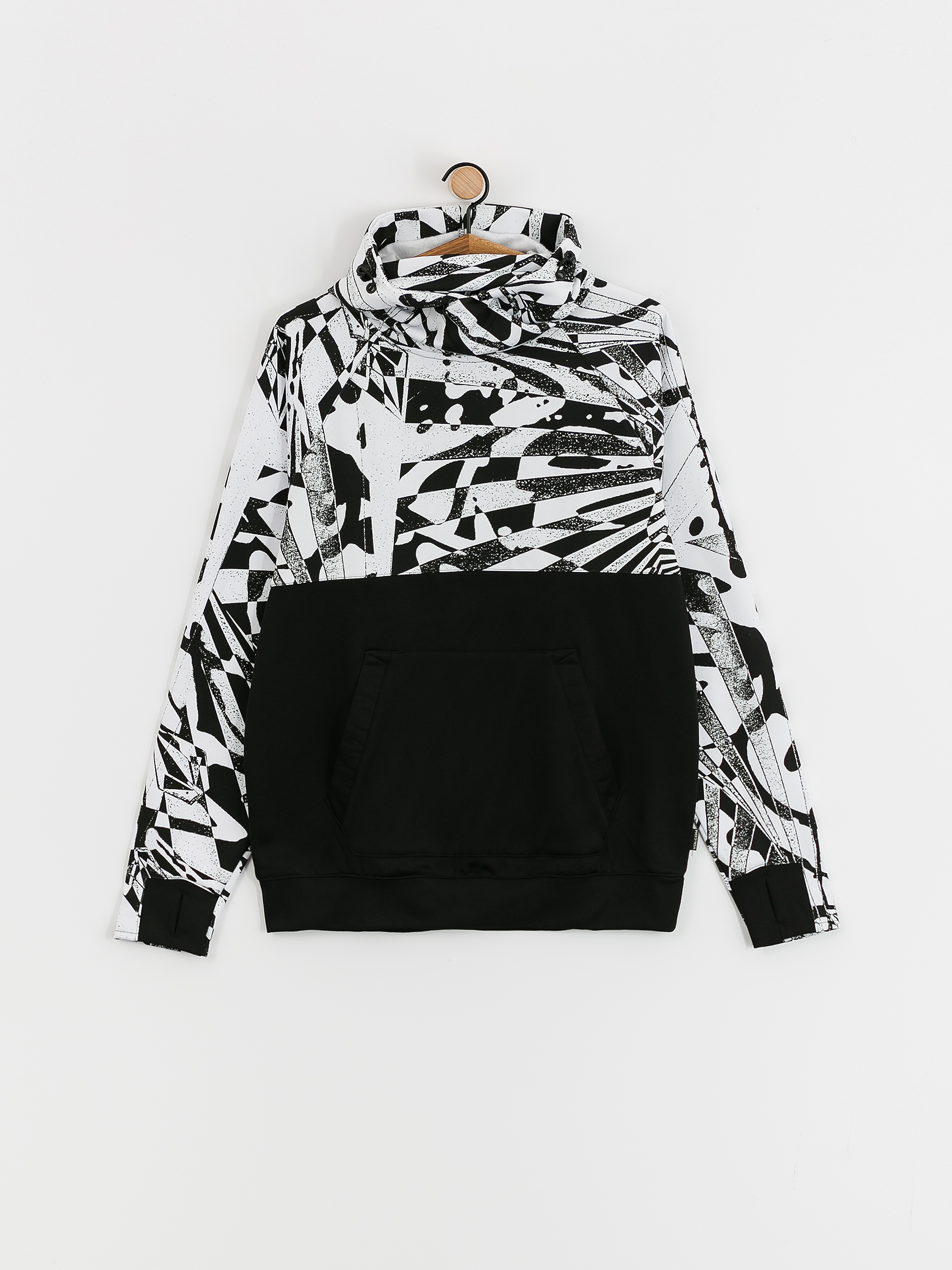 Męska Bluza aktywna Volcom Hydro Riding HD (black white)