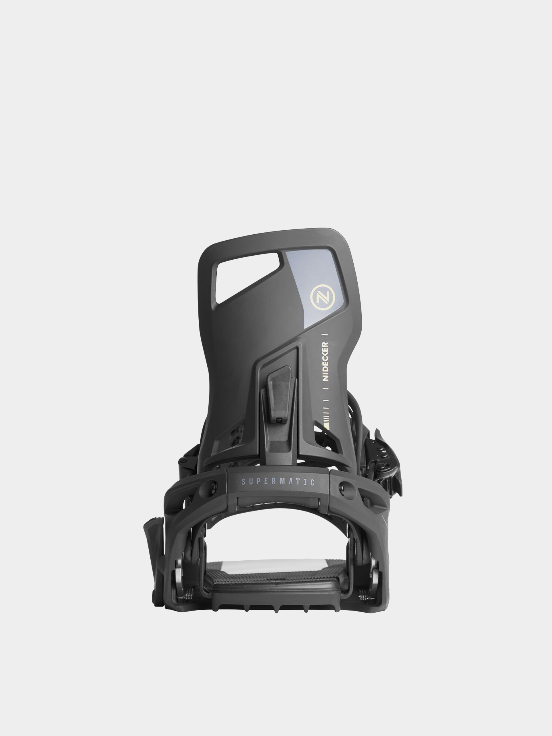 Męskie Wiązania snowboardowe Nidecker Supermatic (black)
