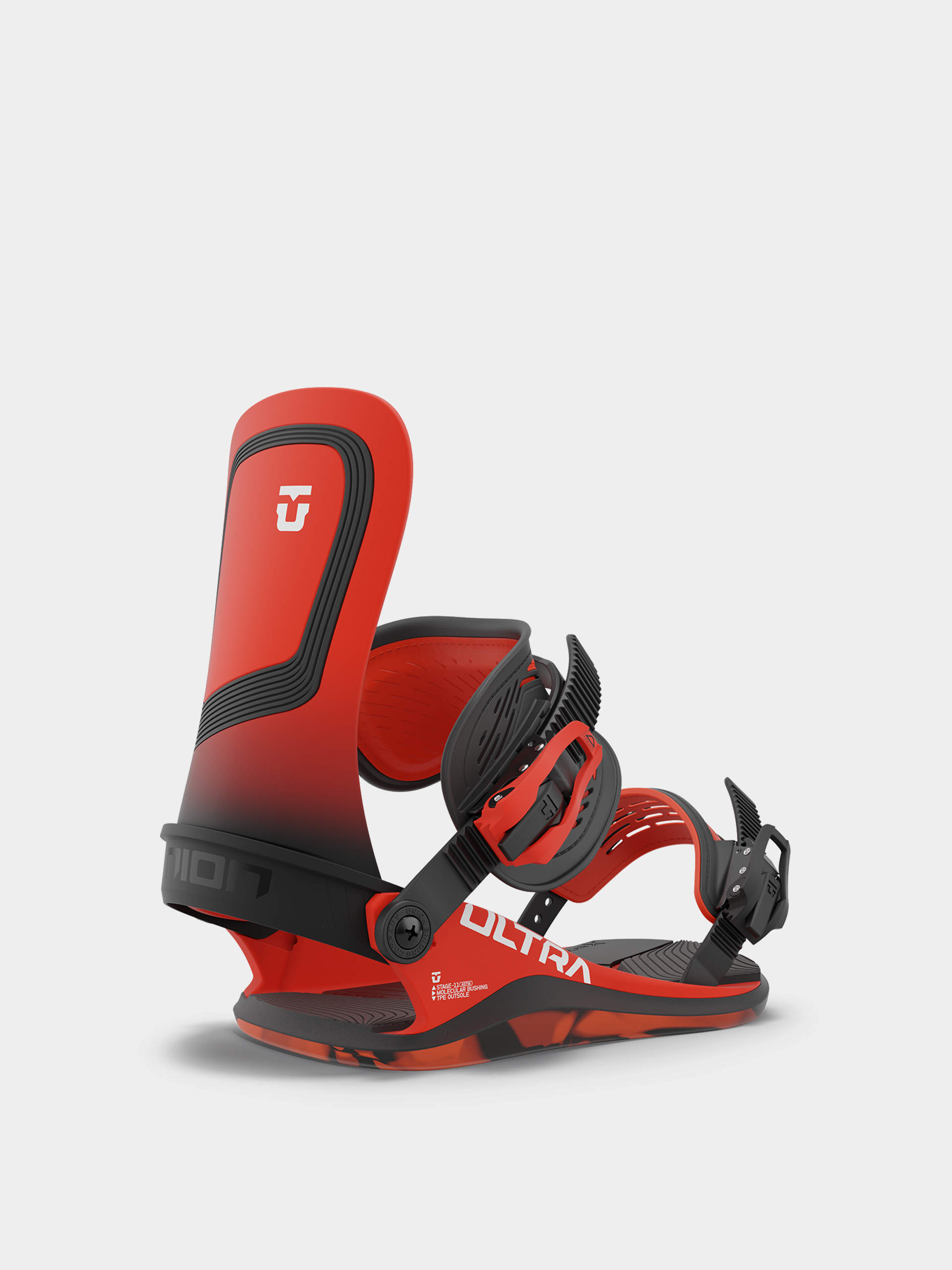 Męskie Wiązania snowboardowe Union Ultra (hot red)