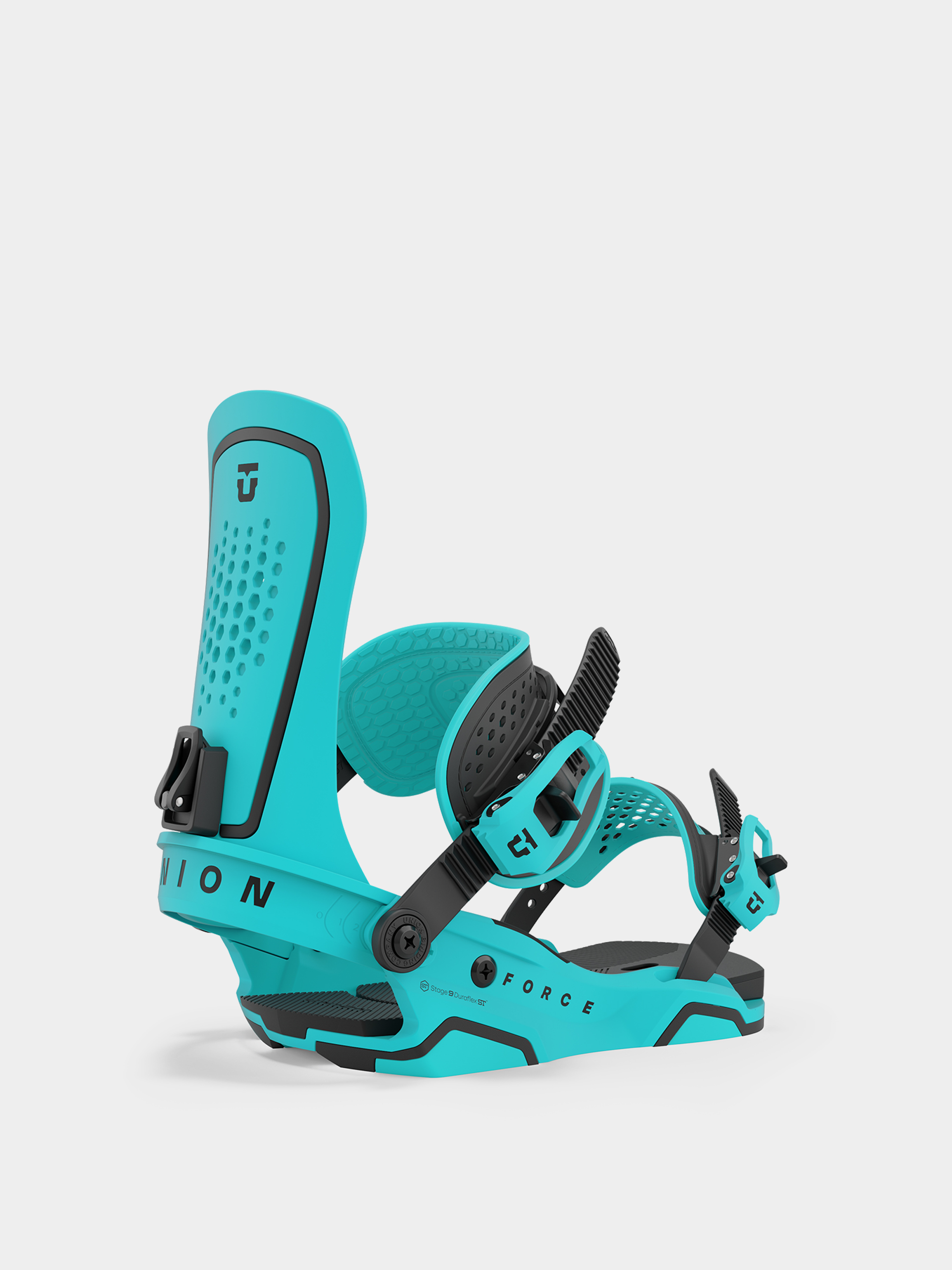 Męskie Wiązania snowboardowe Union Force (cyan)