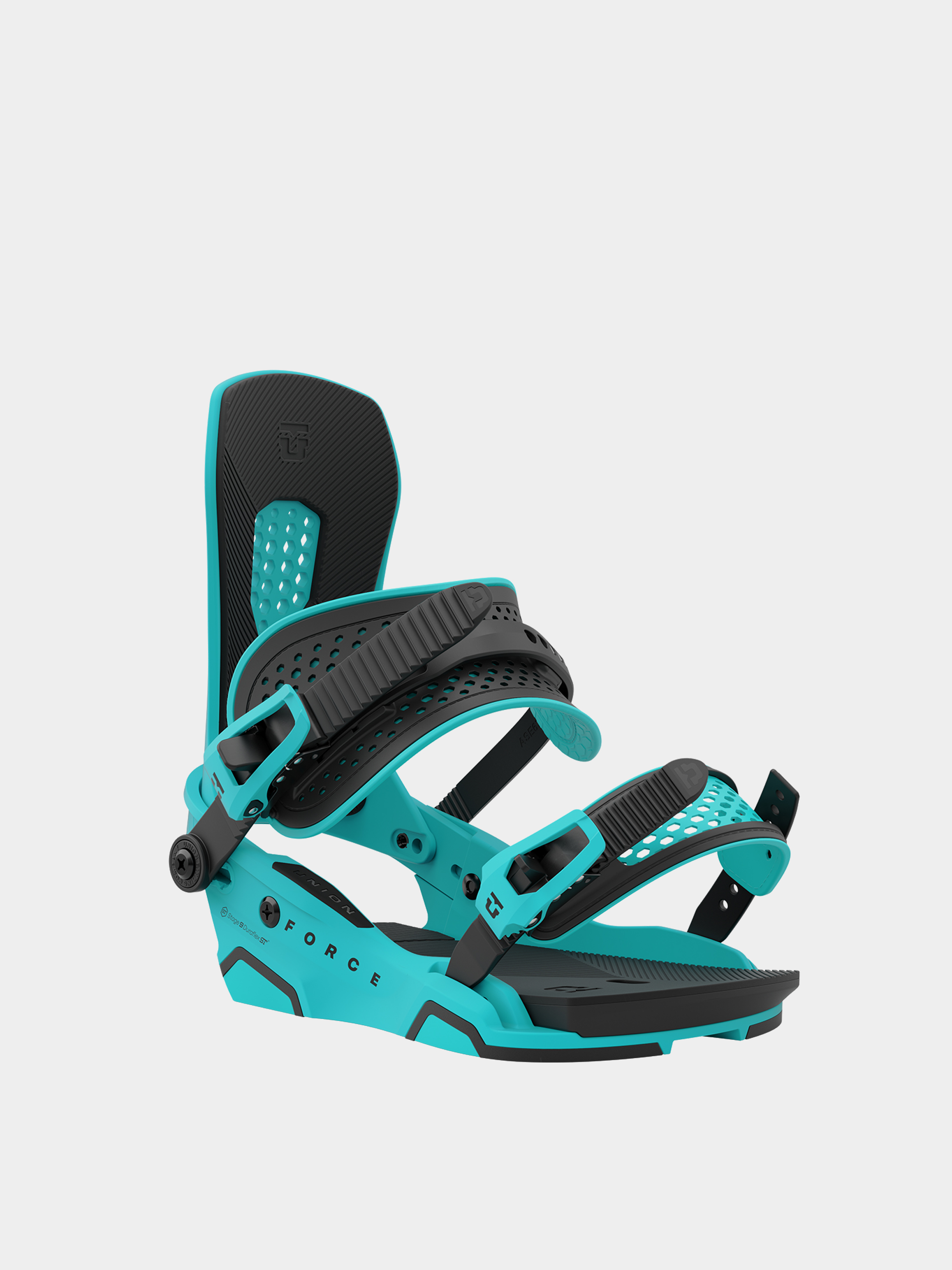 Męskie Wiązania snowboardowe Union Force (cyan)