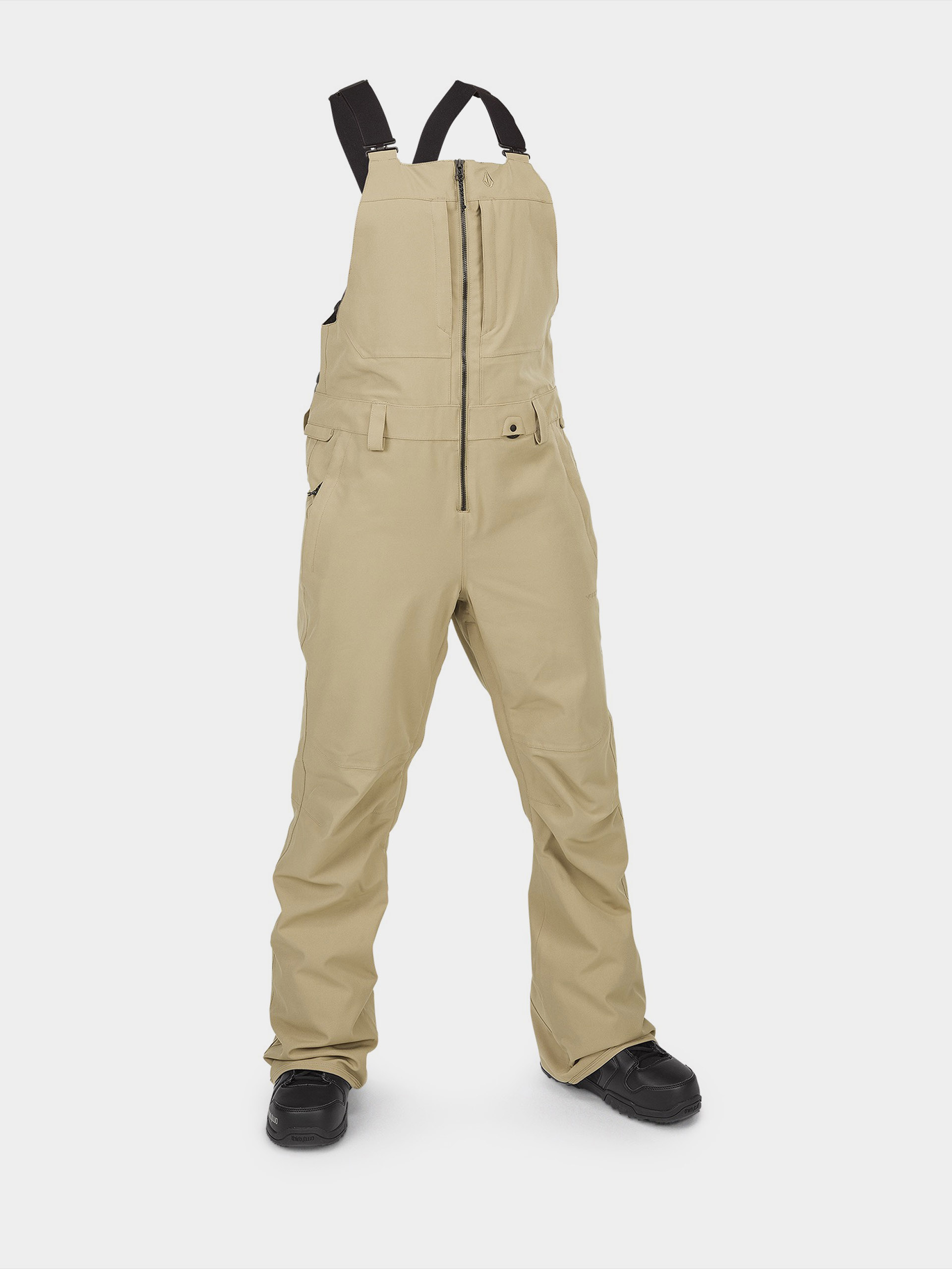 Damskie Spodnie snowboardowe Volcom Swift Bib Overall (dark khaki)