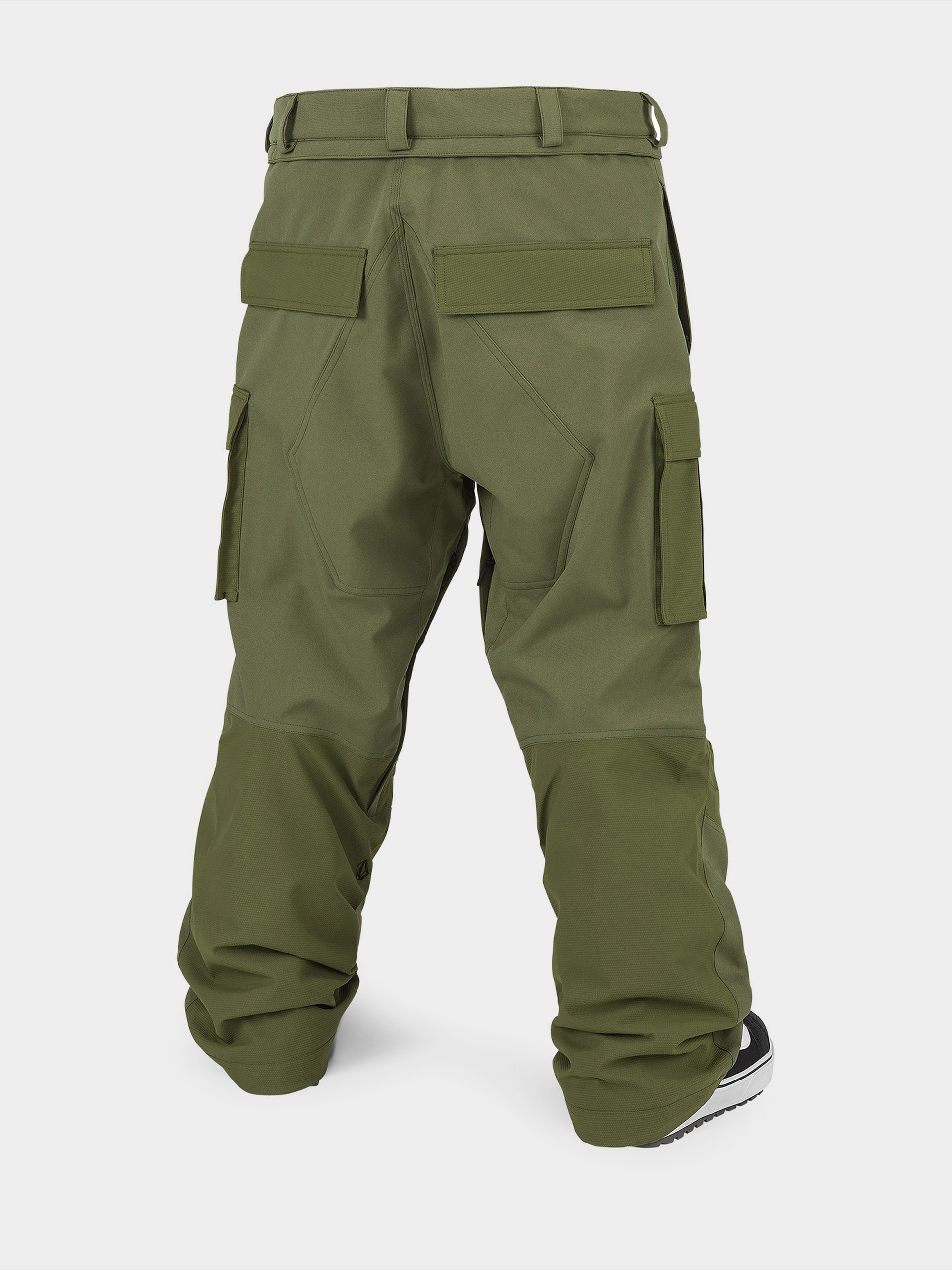 Męskie Spodnie snowboardowe Volcom Nwrk Baggy (military)