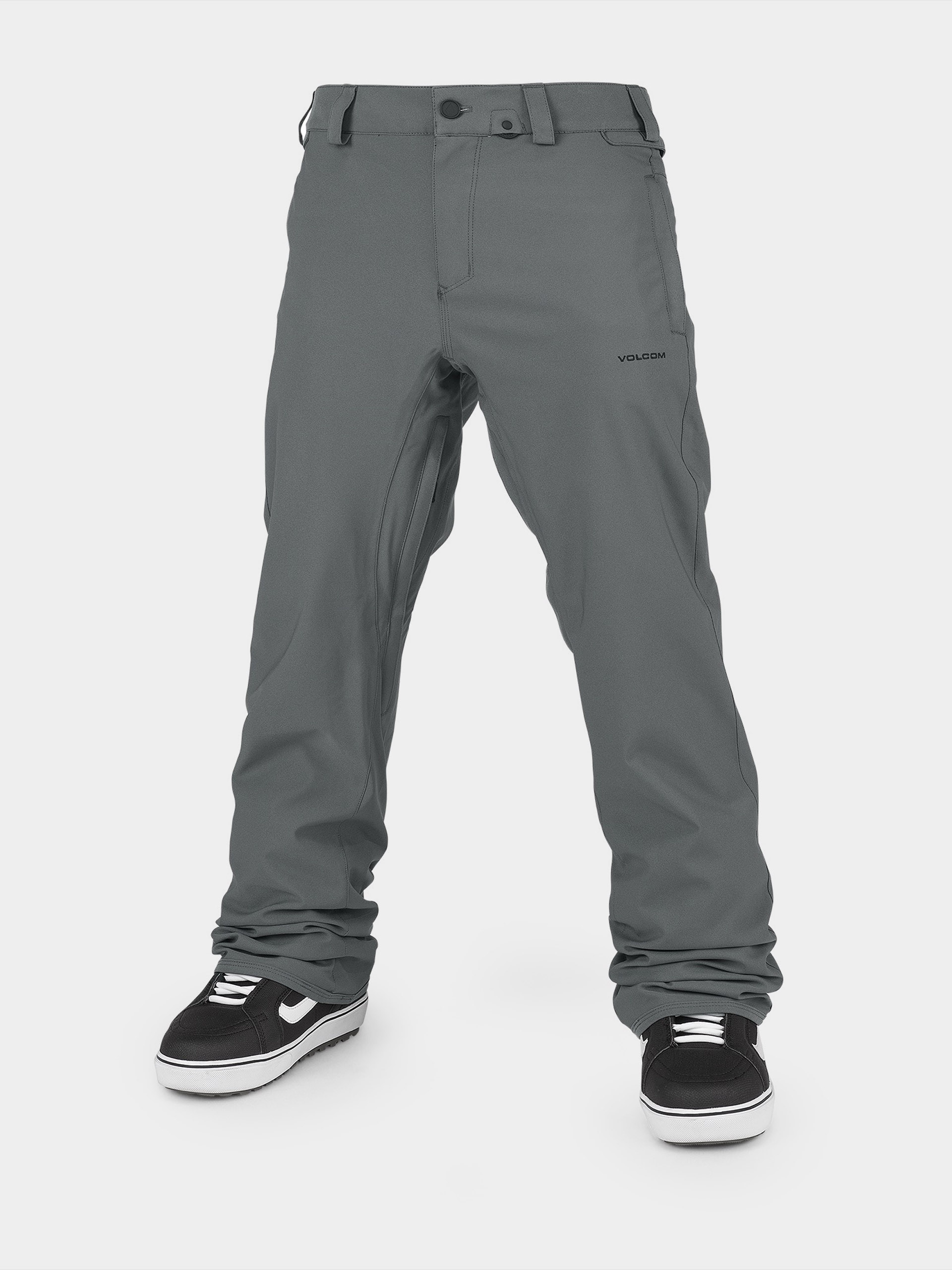 Męskie Spodnie snowboardowe Volcom Freakin Snow Chino (dark grey)