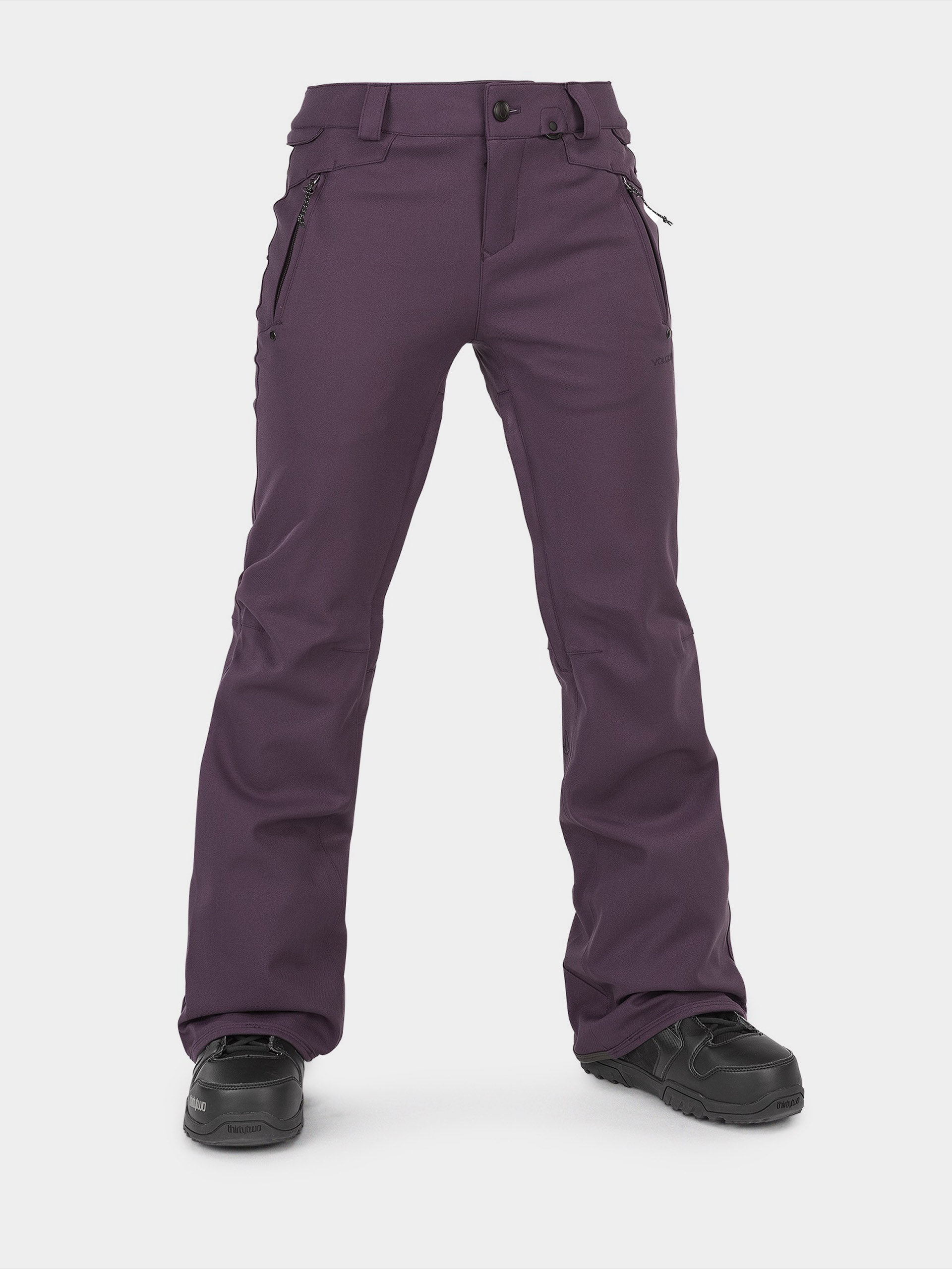 Damskie Spodnie snowboardowe Volcom Species Stretch (blackberry)
