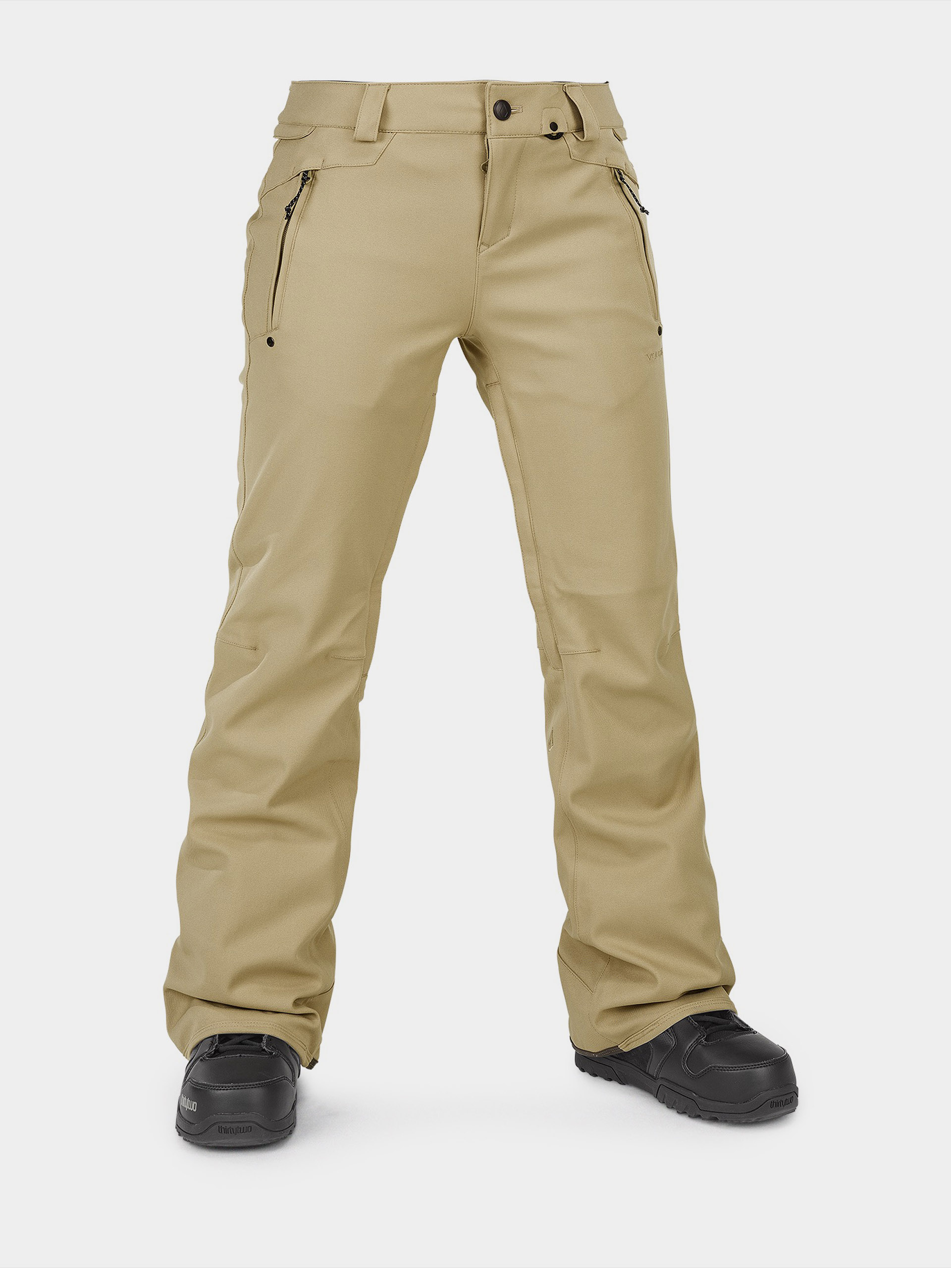 Damskie Spodnie snowboardowe Volcom Species Stretch (dark khaki)