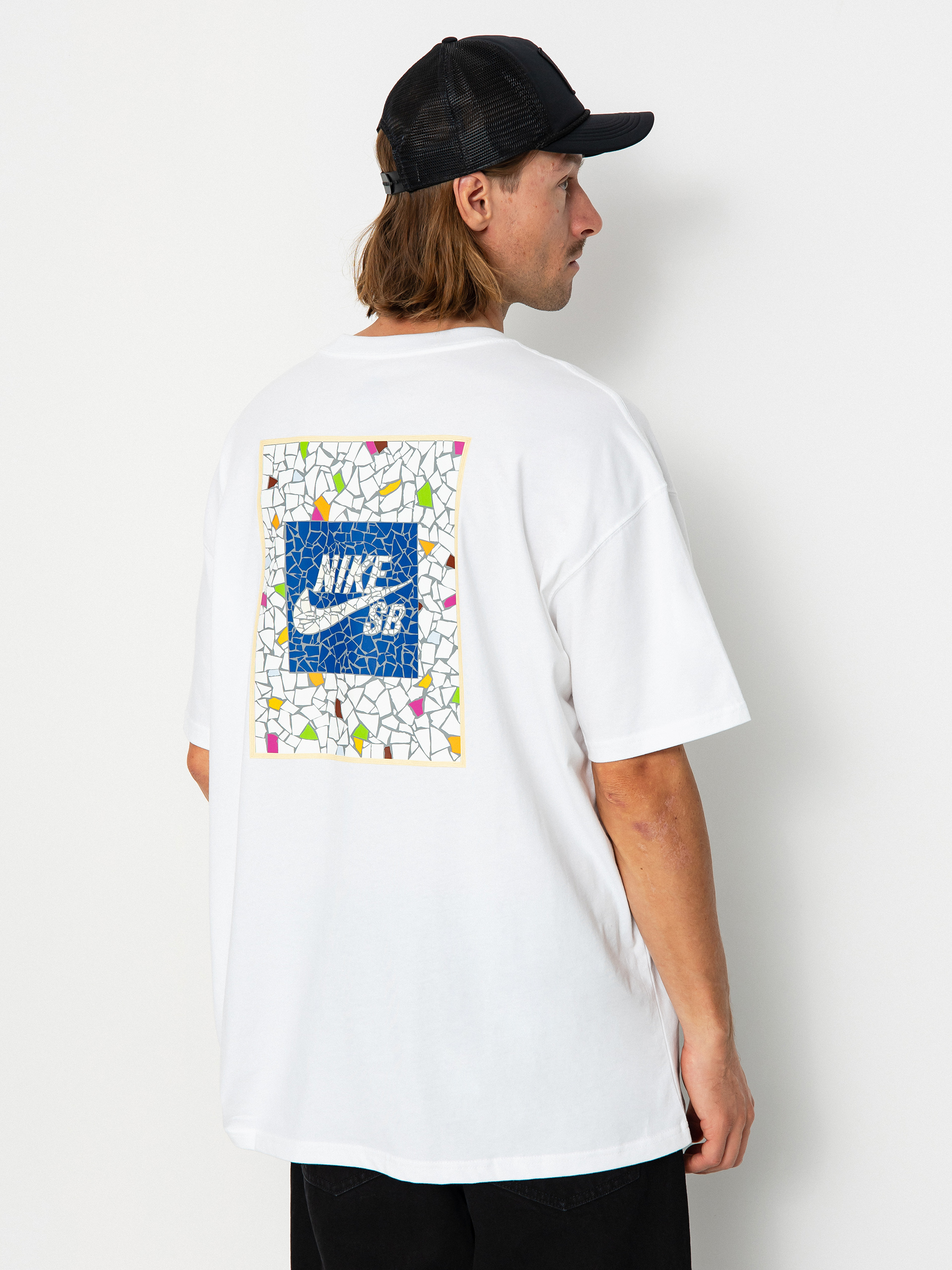 T-shirt Nike SB Mosaic (white)