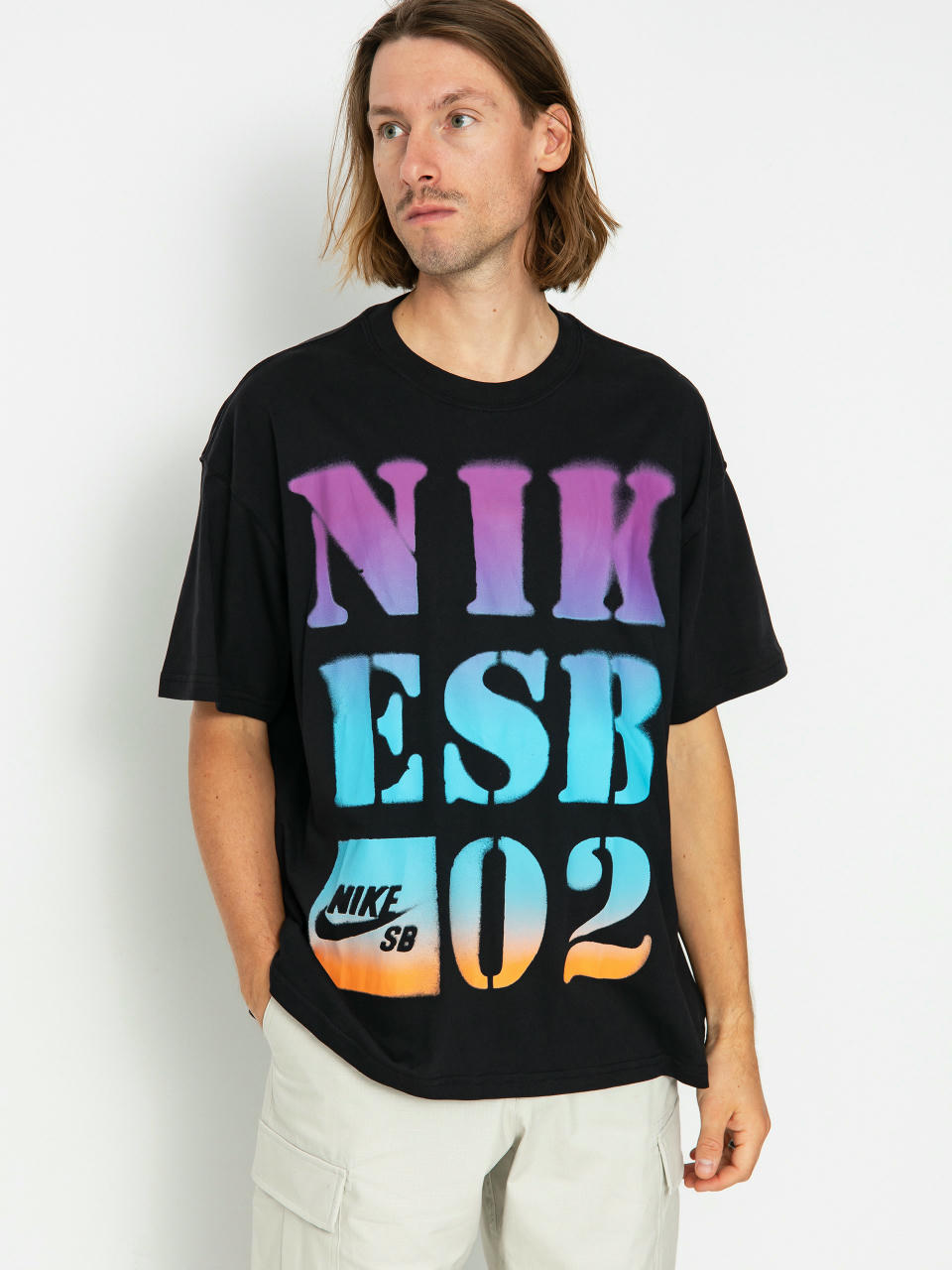 T-shirt Nike SB Stencil (black)