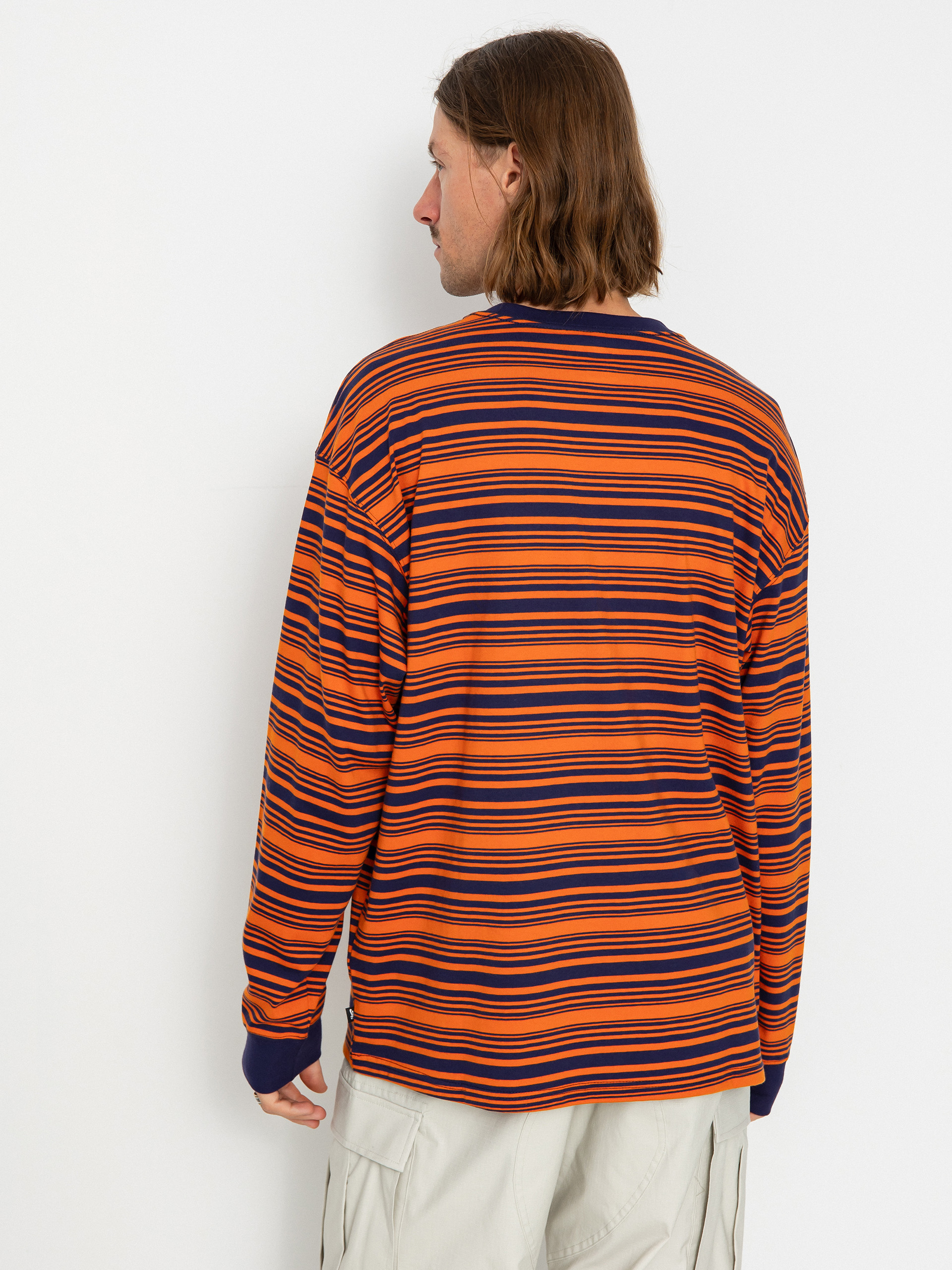 Longsleeve Nike SB Stripe (purple ink/campfire orange)
