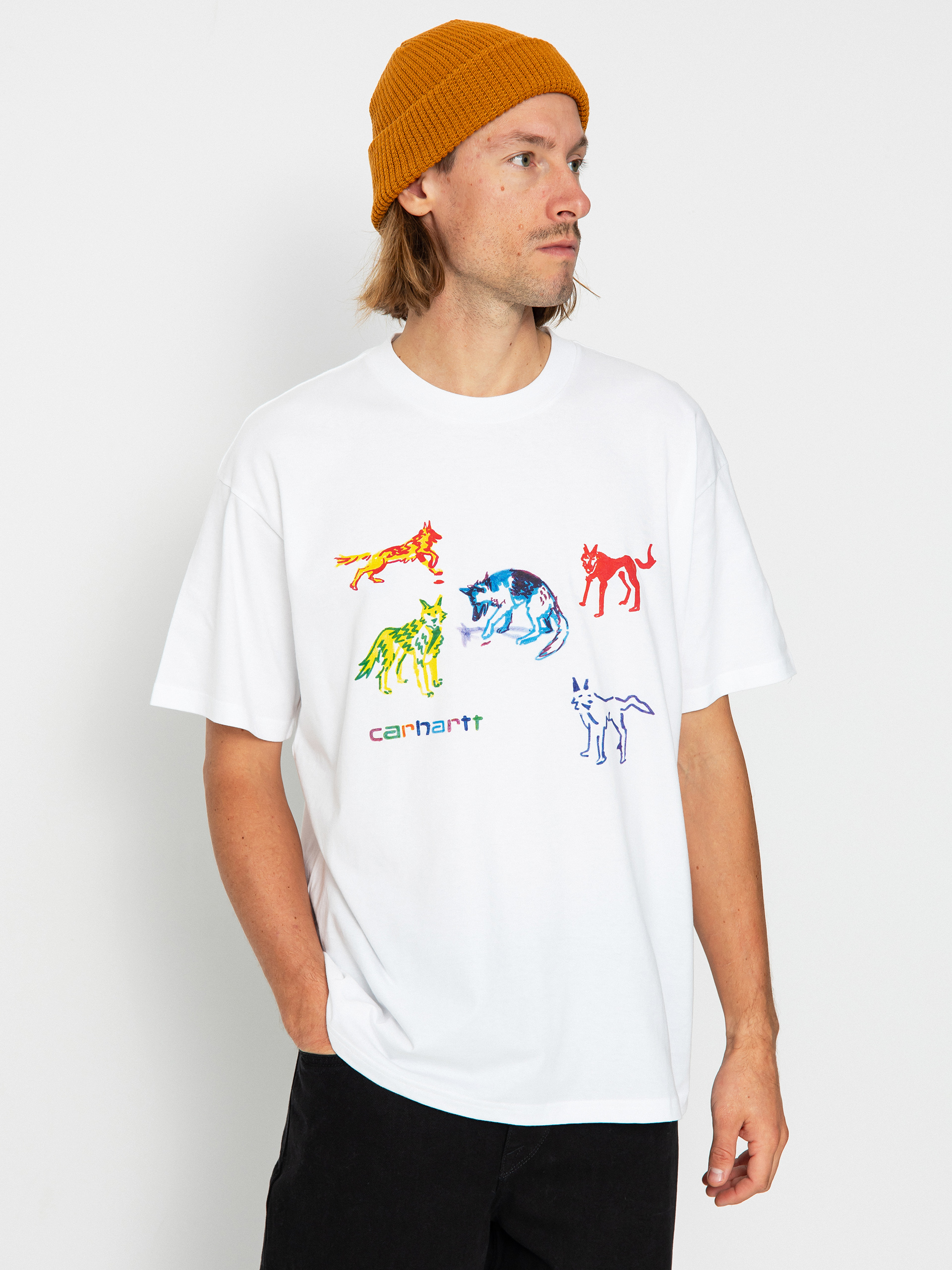 T-shirt Carhartt WIP Ollie Mac Huskies (white)