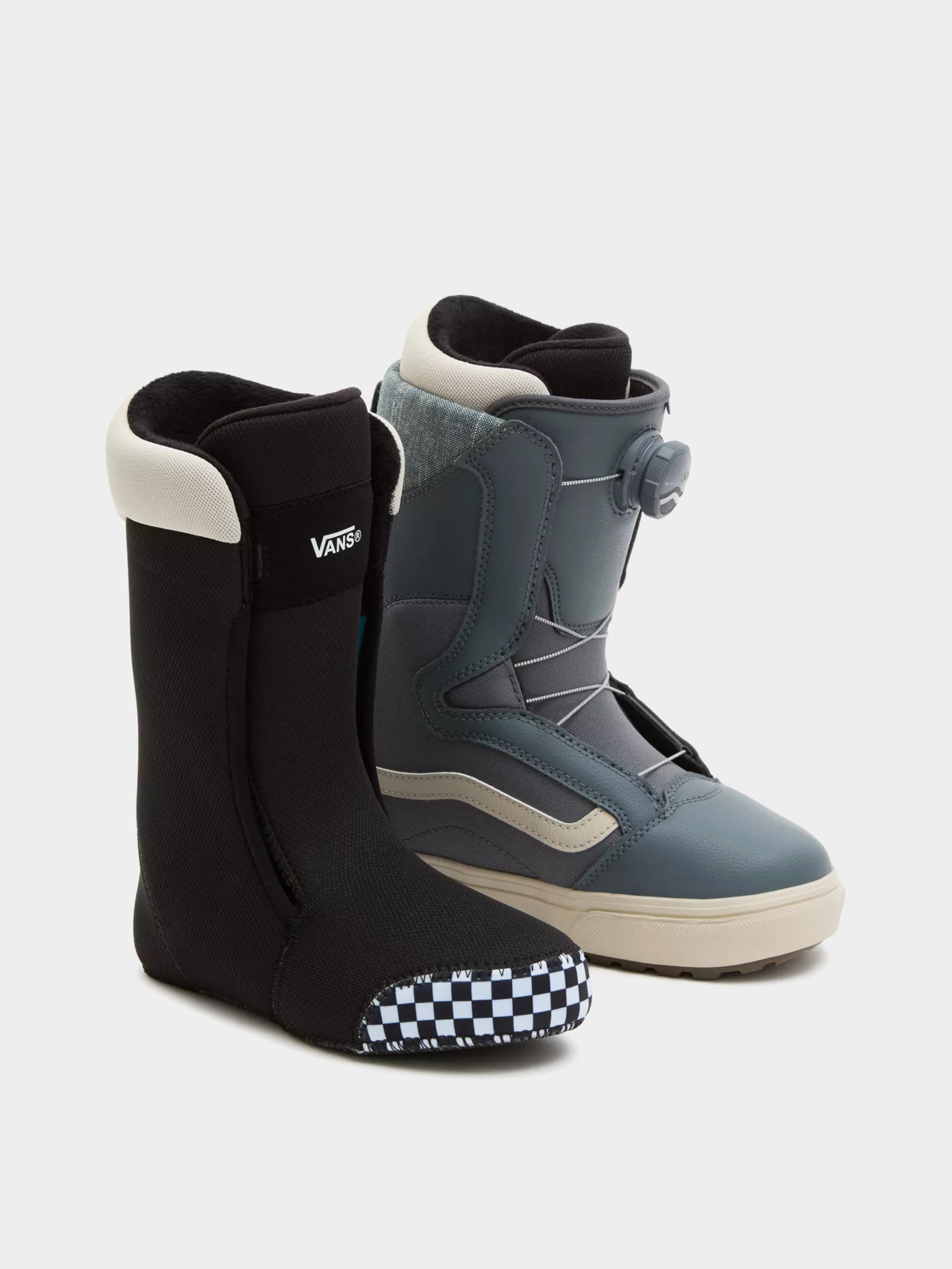 Damskie Buty snowboardowe Vans Encore Og (gray/white)