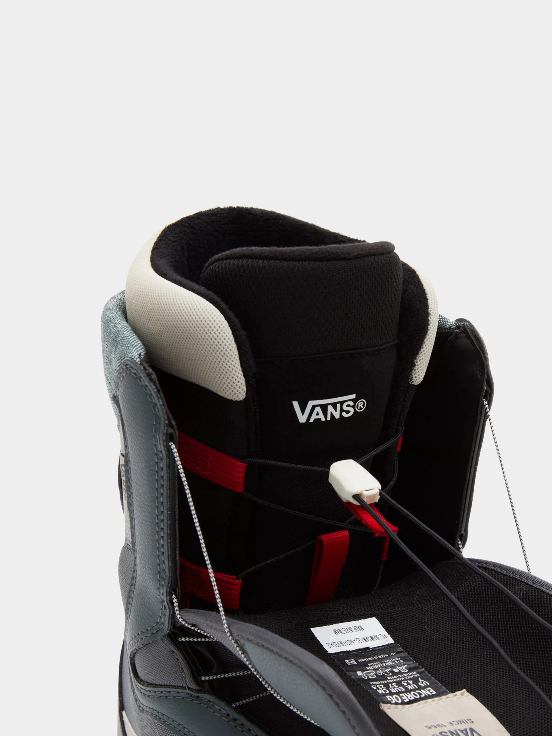 Damskie Buty snowboardowe Vans Encore Og (gray/white)