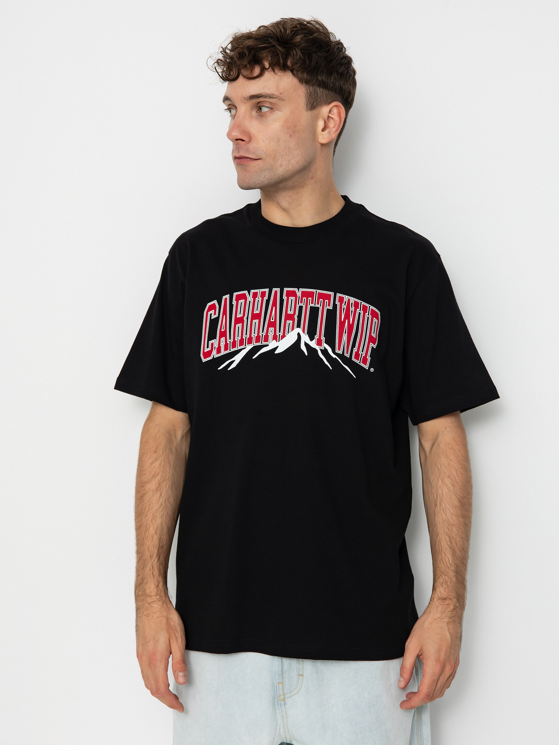 T-shirt Carhartt WIP Mountain College (black)