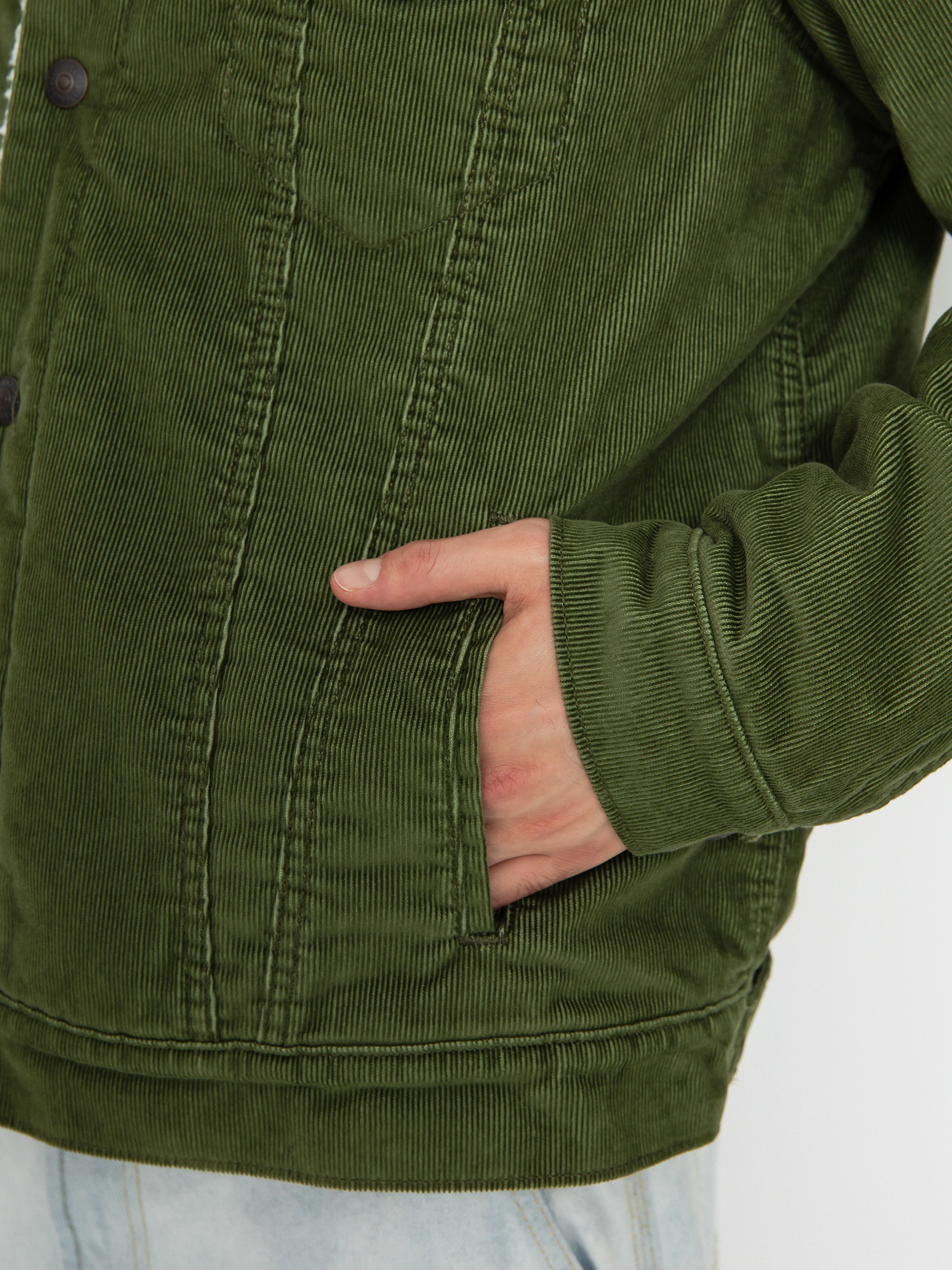 Kurtka Levi's® Type 3 Sherpa Trucker (sea moss cord)