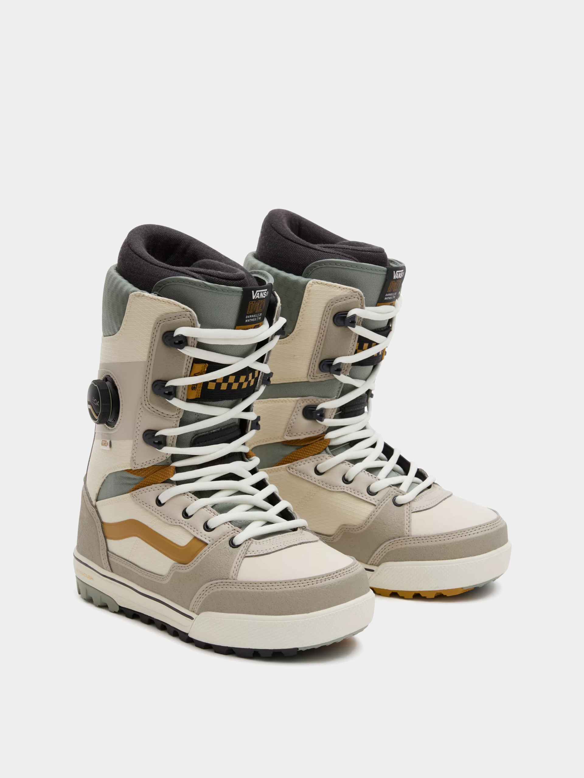 Męskie Buty snowboardowe Vans Invado Pro (darrell mathes beige/khaki)
