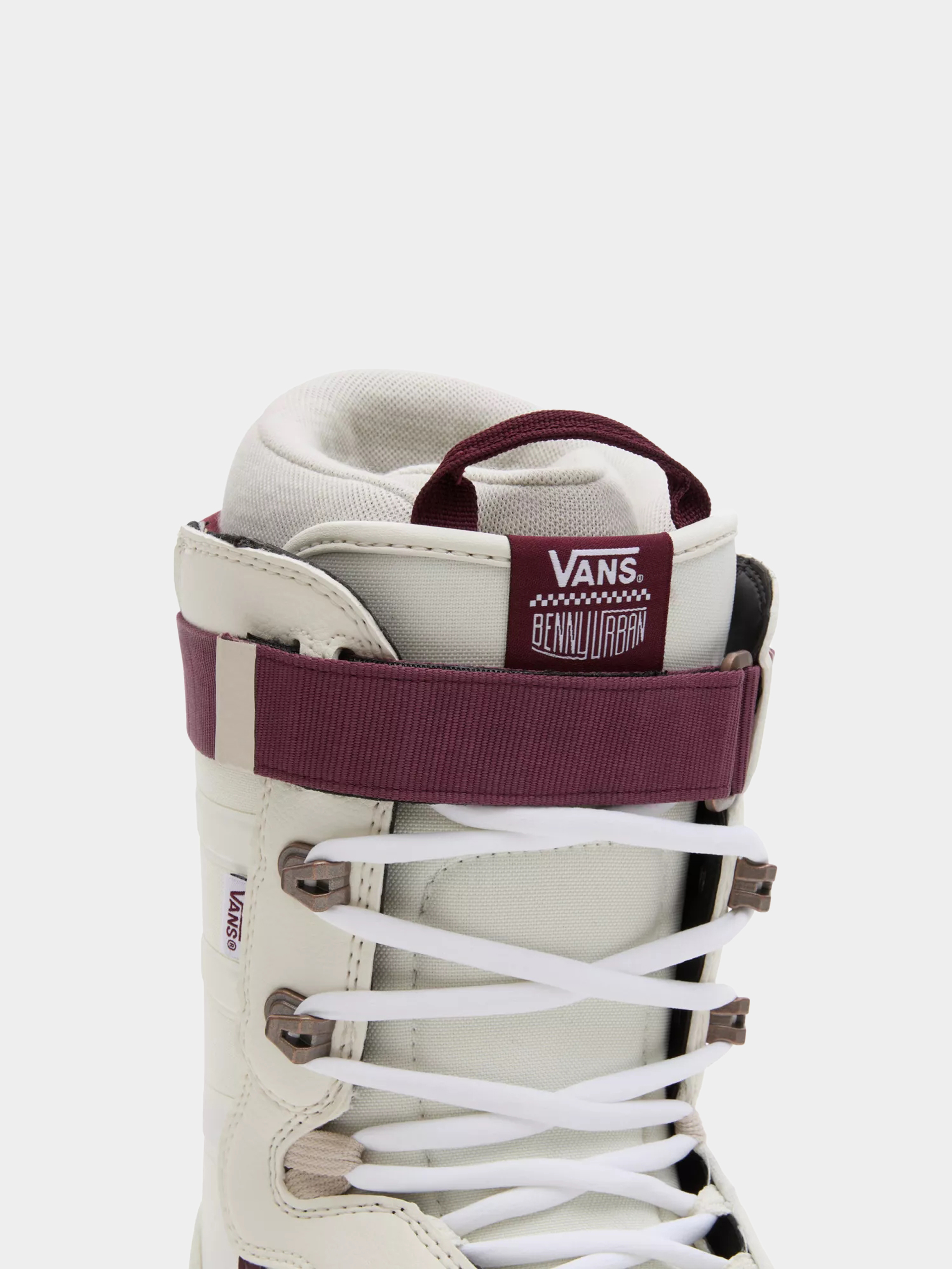 Męskie Buty snowboardowe Vans Hi Standard Pro (benny urban marshmallow/burgundy)