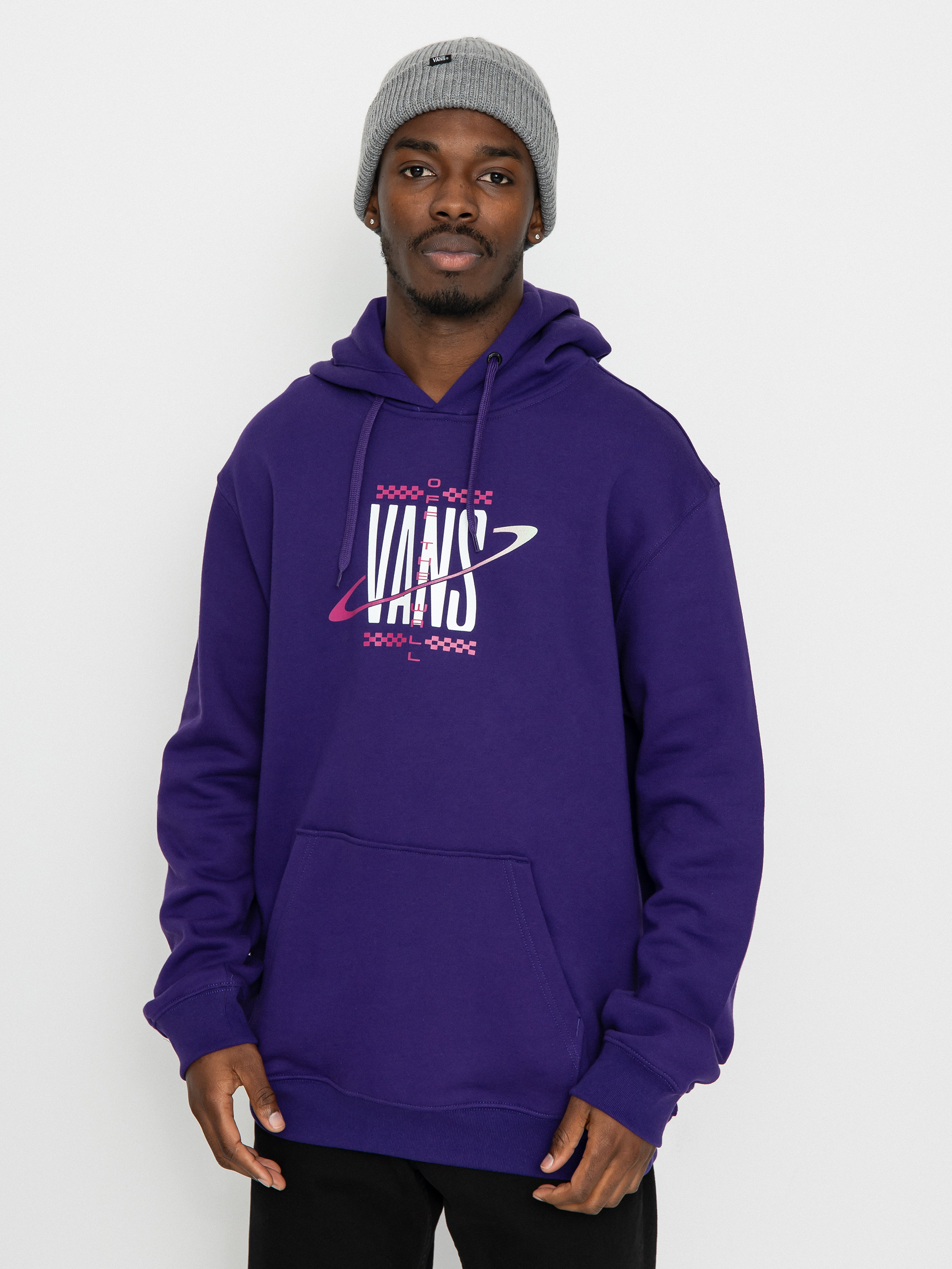Bluza z kapturem Vans Saturn HD (violet indigo)
