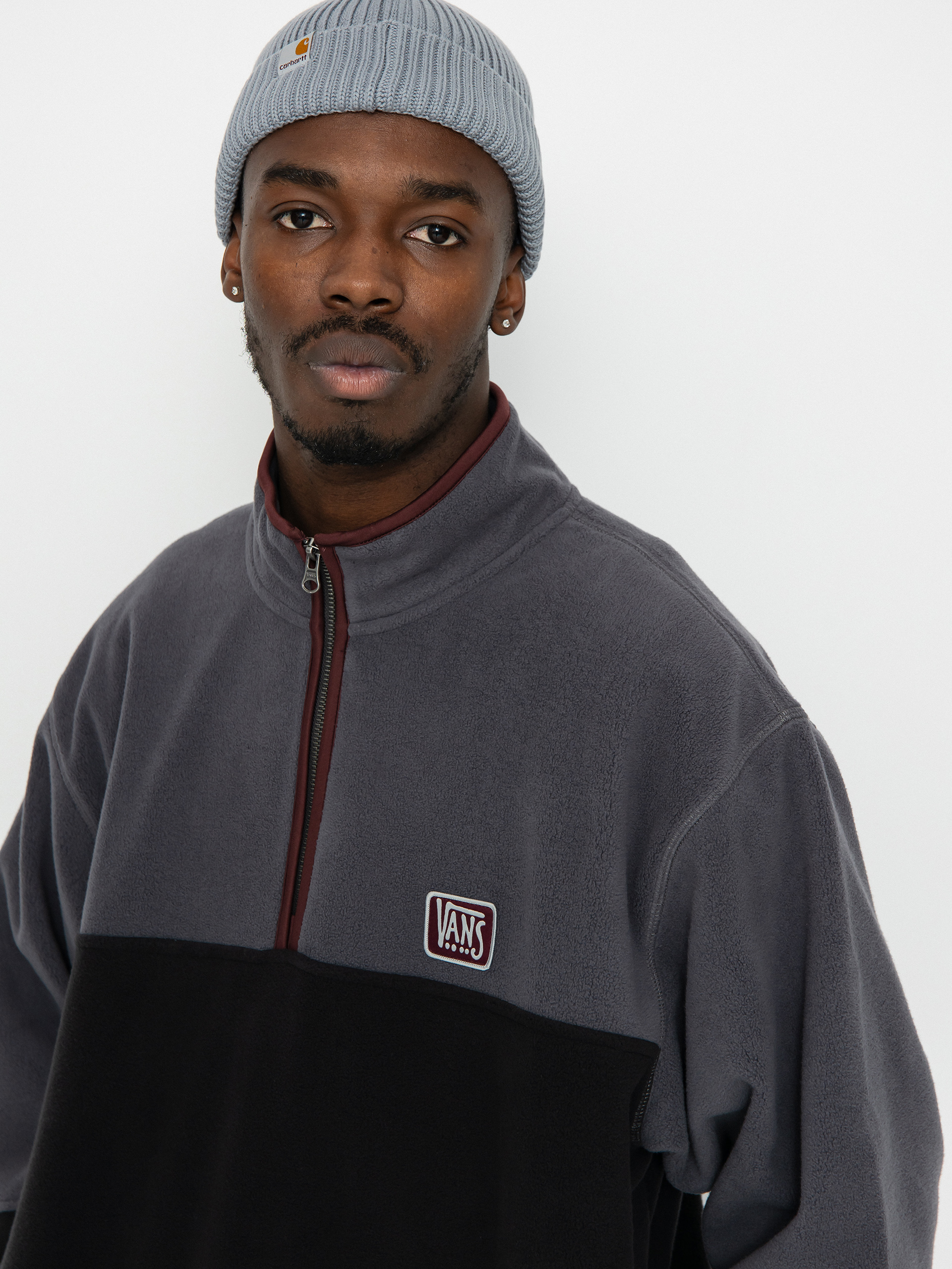 Bluza z kapturem Vans Rowan Zorilla Half ZHD (rowan zorilla black)