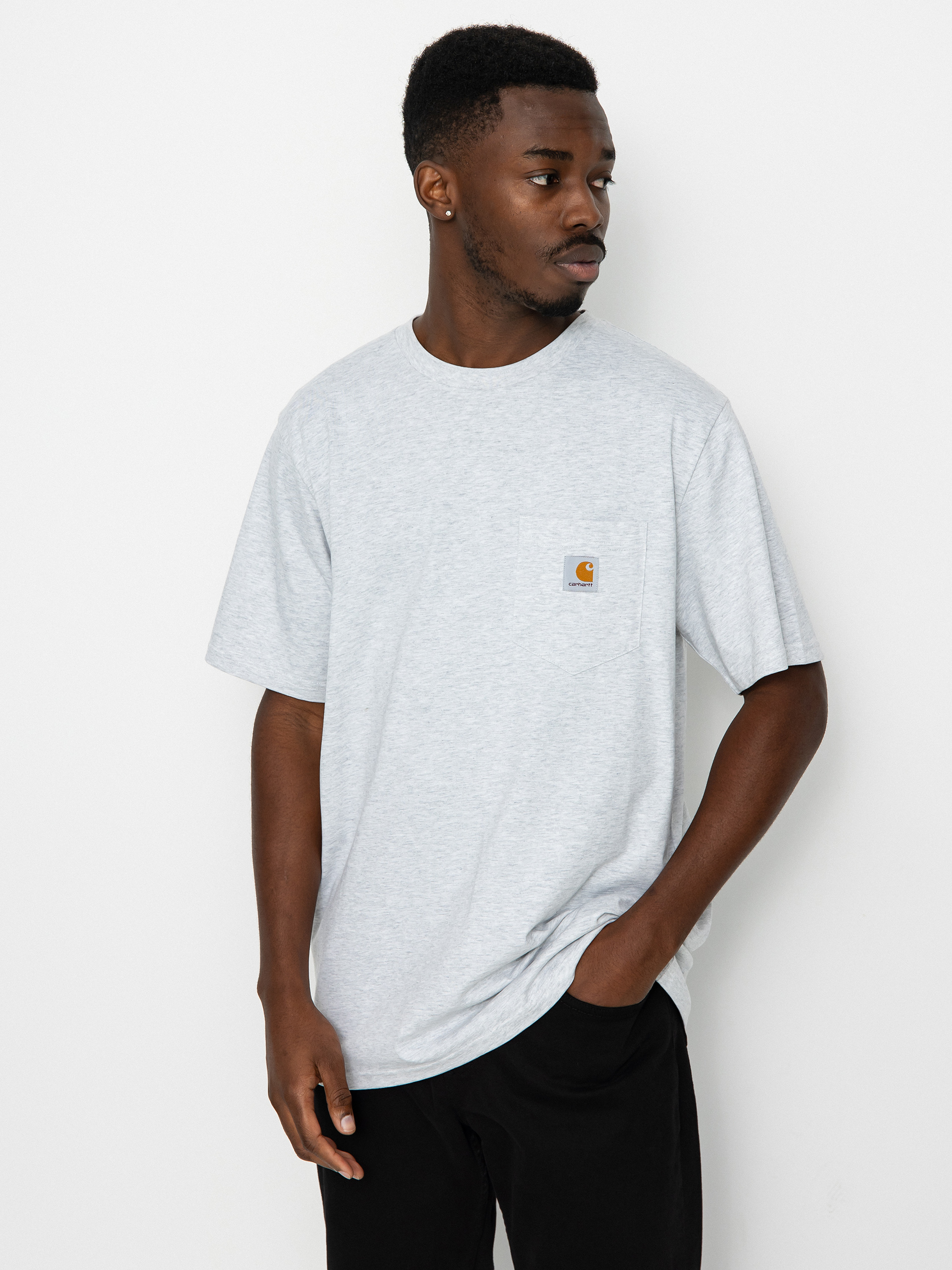 T-shirt Carhartt WIP Pocket (ash heather)
