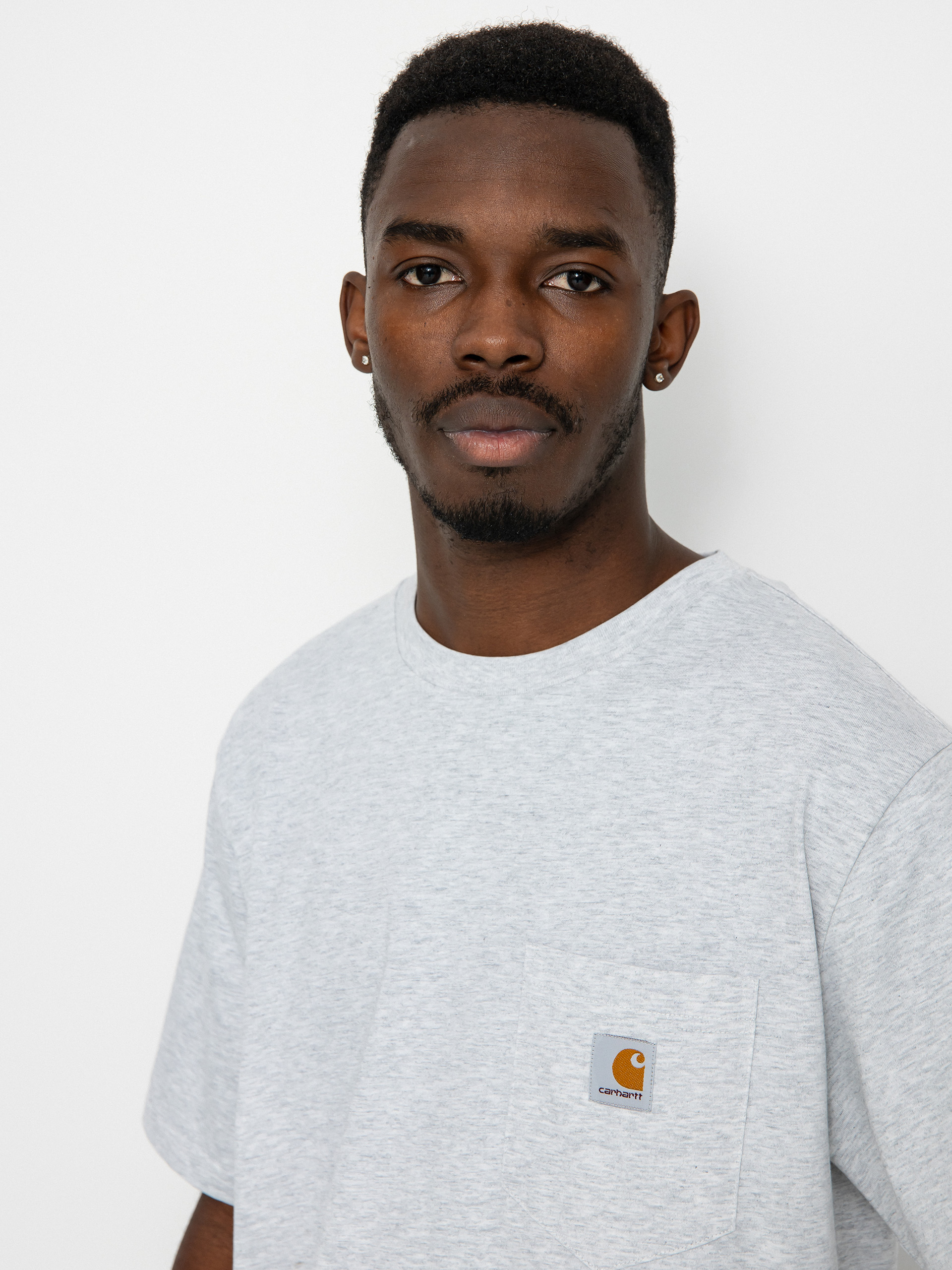 T-shirt Carhartt WIP Pocket (ash heather)