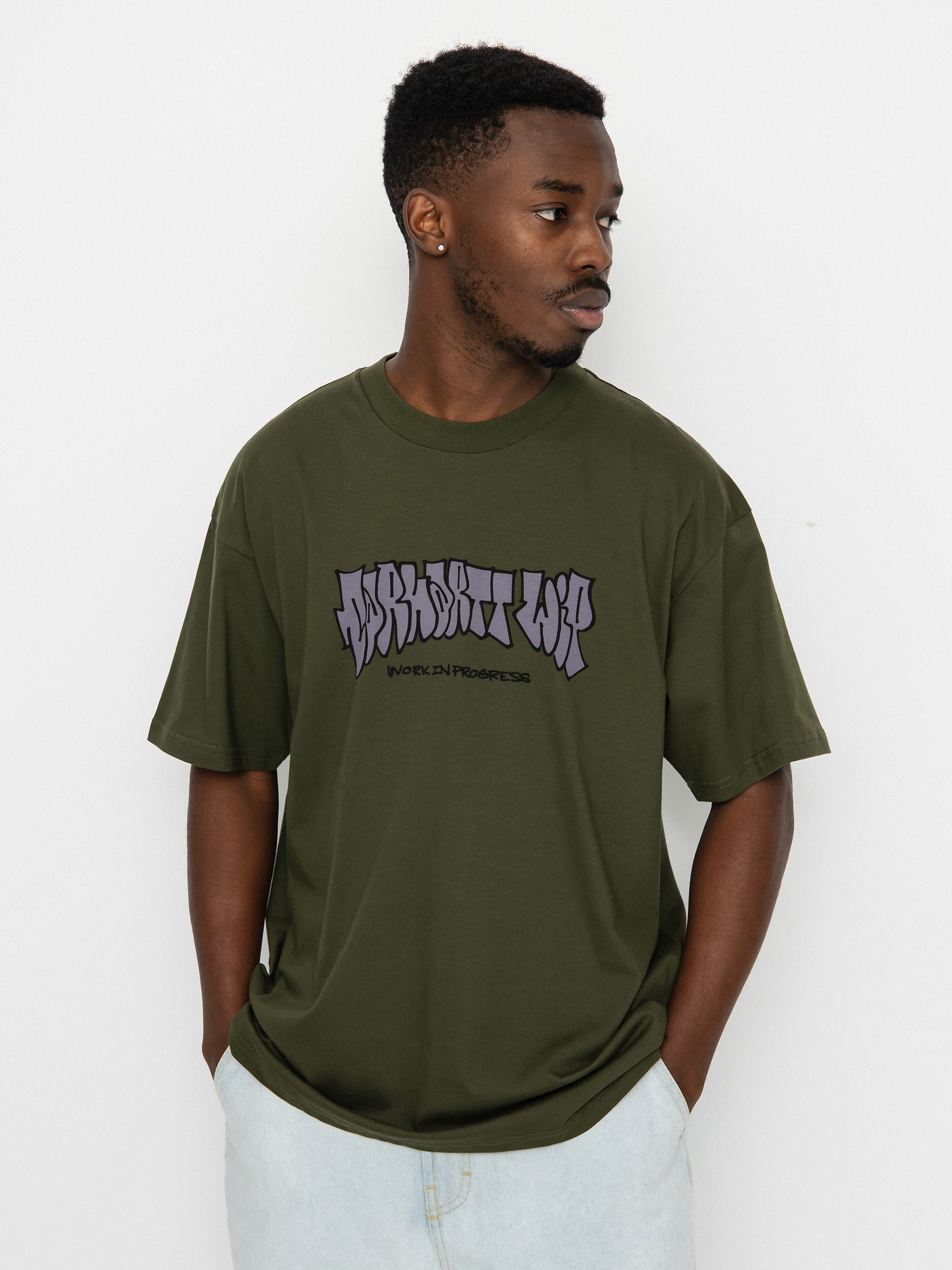 T-shirt Carhartt WIP Throw Up (plant)