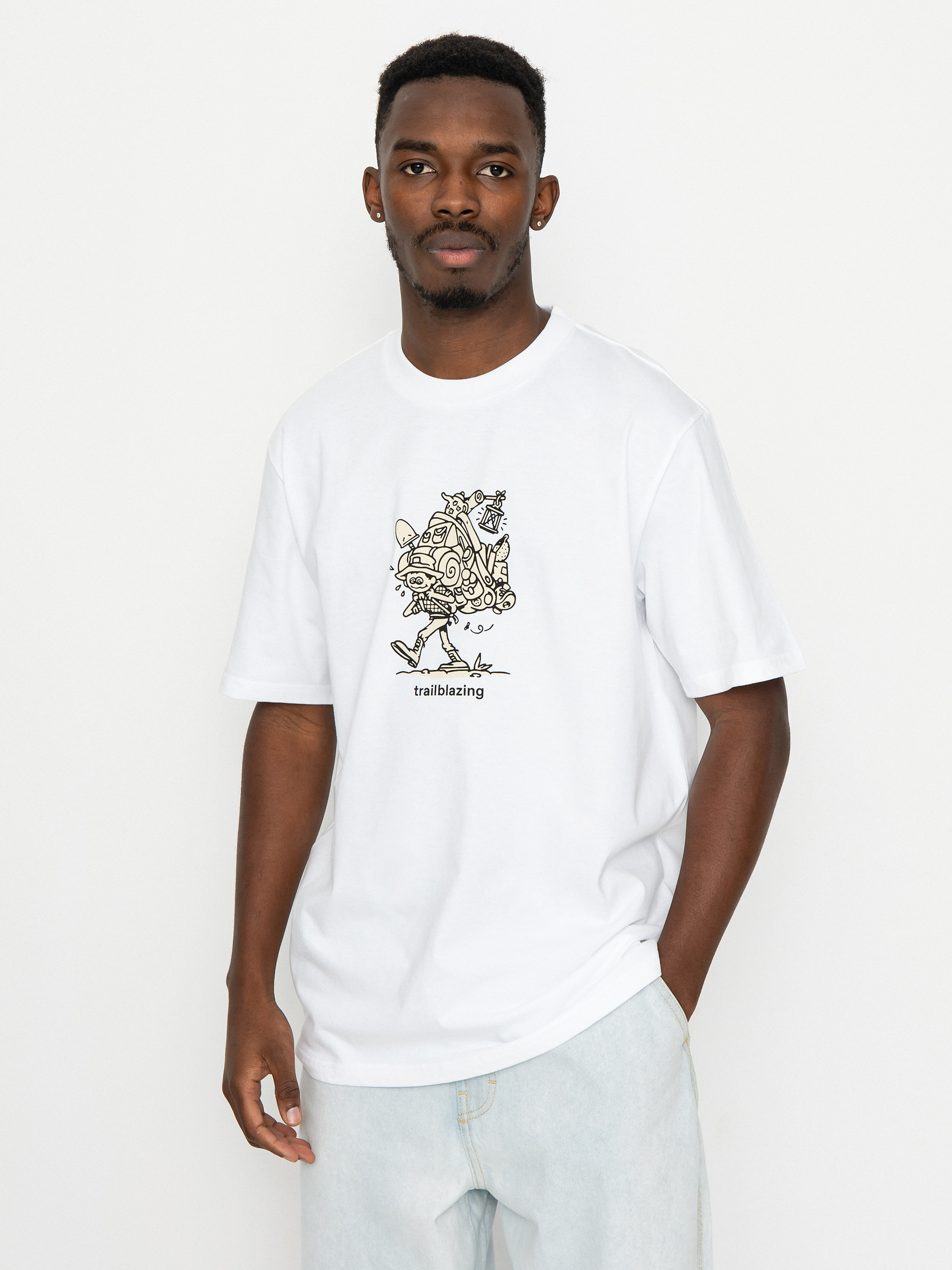 T-shirt Carhartt WIP Trailblazer (white)