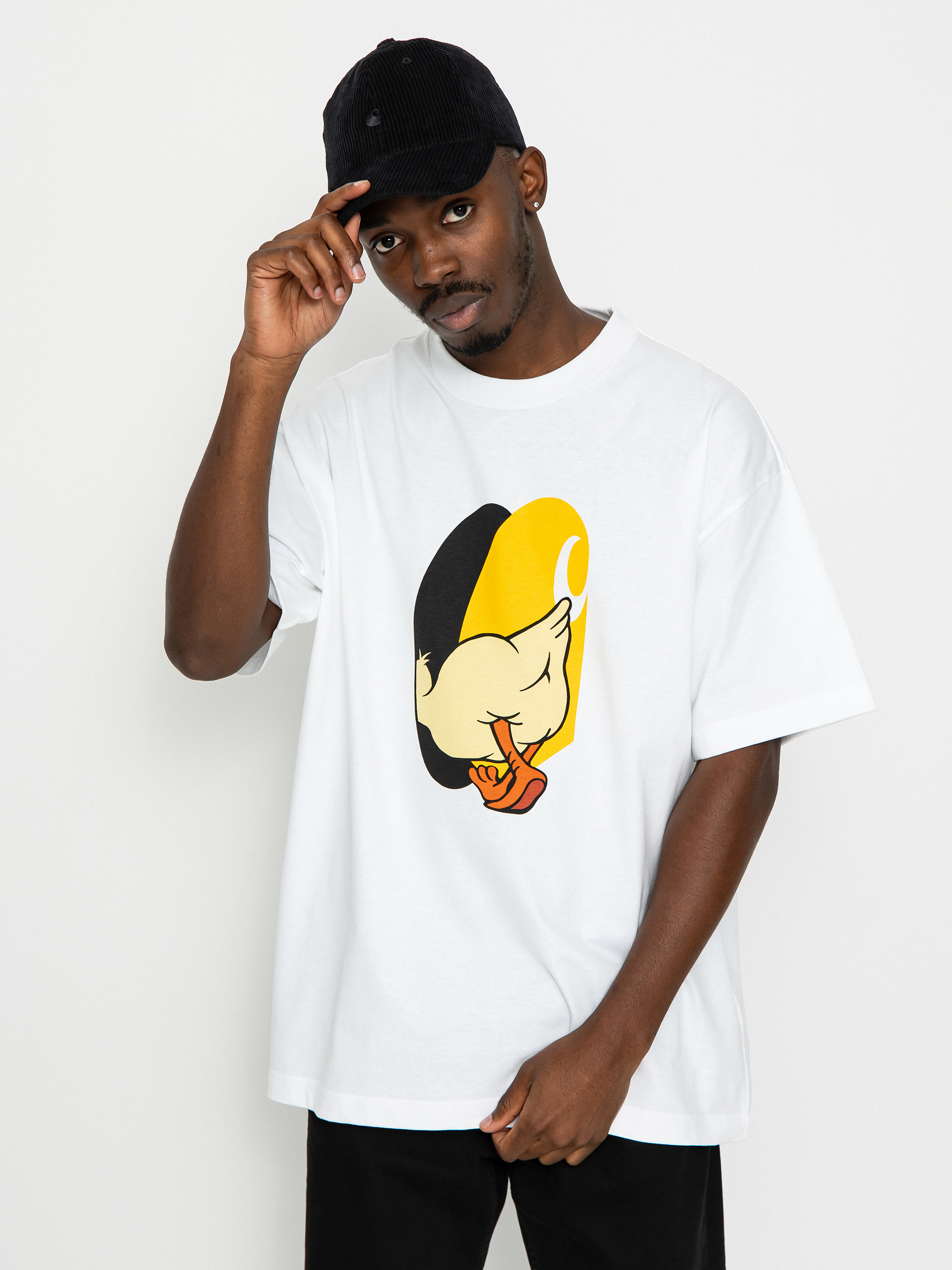 T-shirt Carhartt WIP Deadkebab Knock Knock (white)