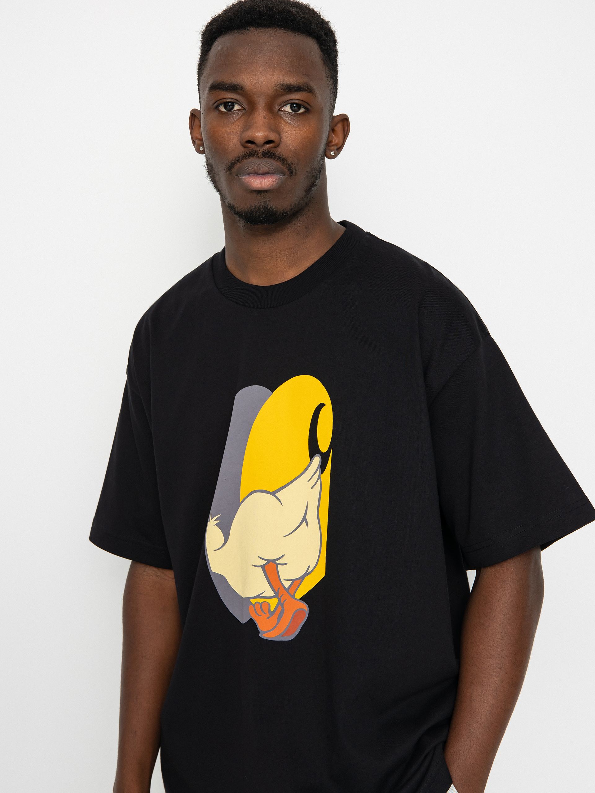 T-shirt Carhartt WIP Deadkebab Knock Knock (black)