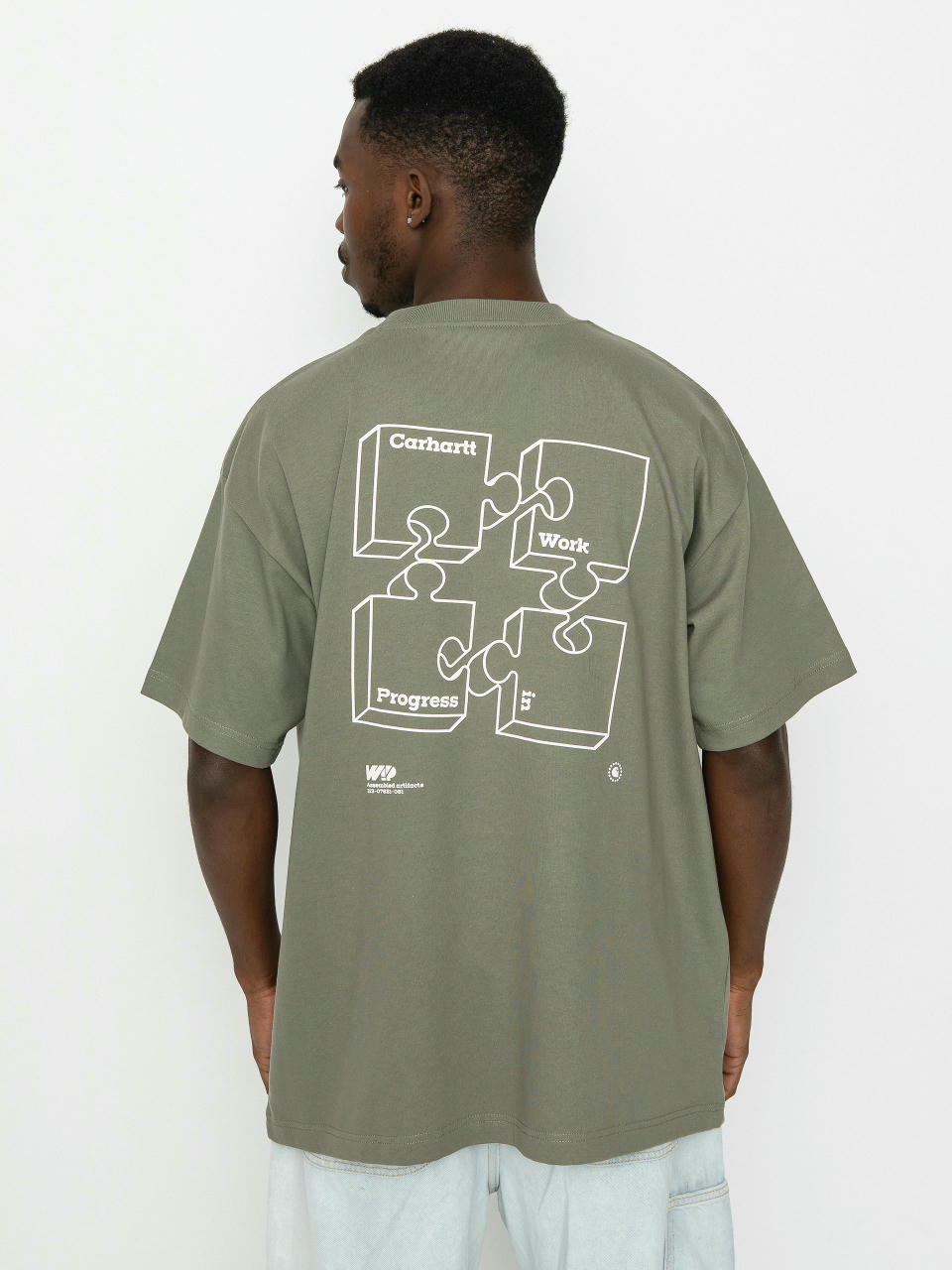 T-shirt Carhartt WIP Assemble (smoke green/natural)