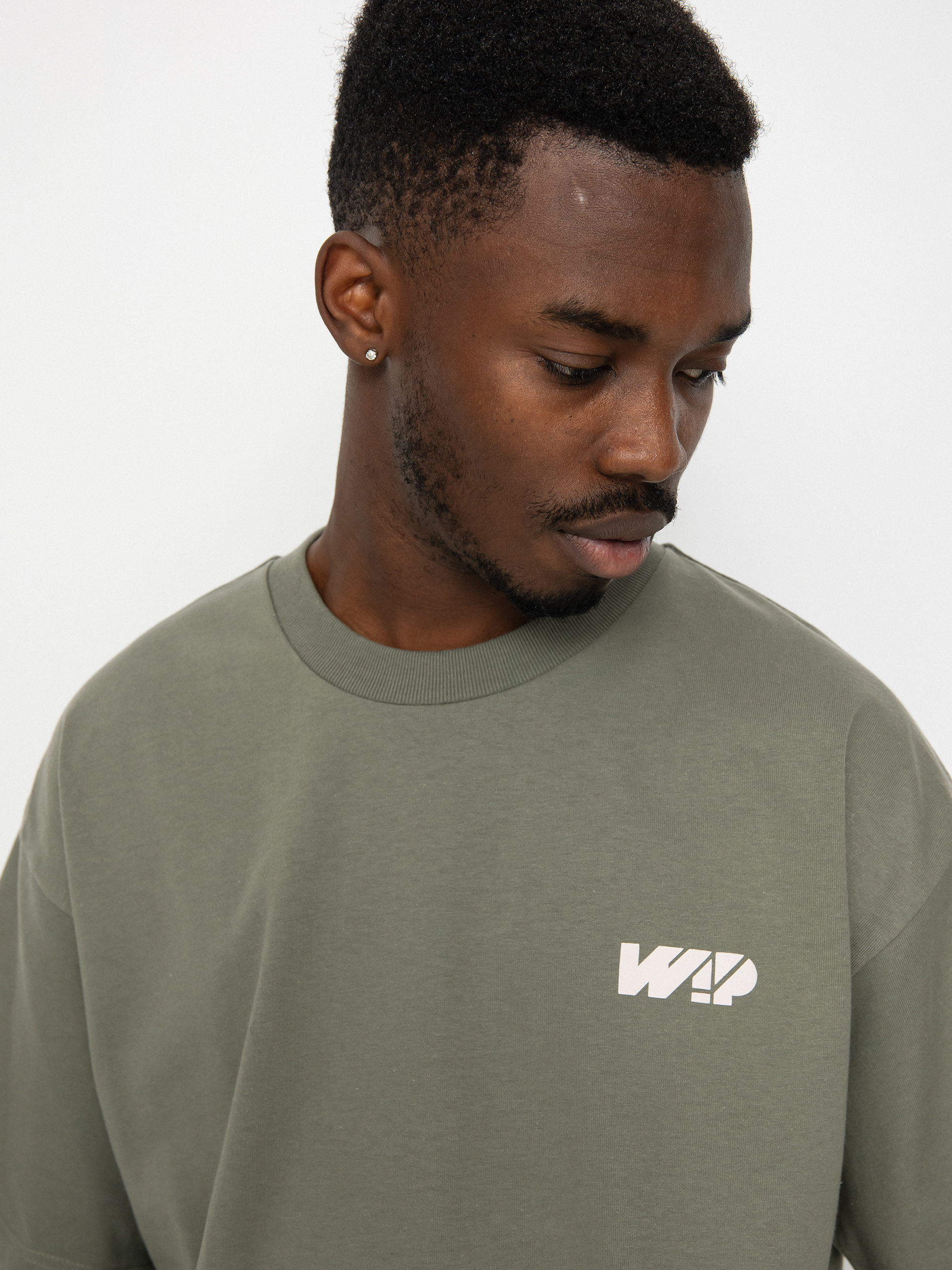 T-shirt Carhartt WIP Assemble (smoke green/natural)