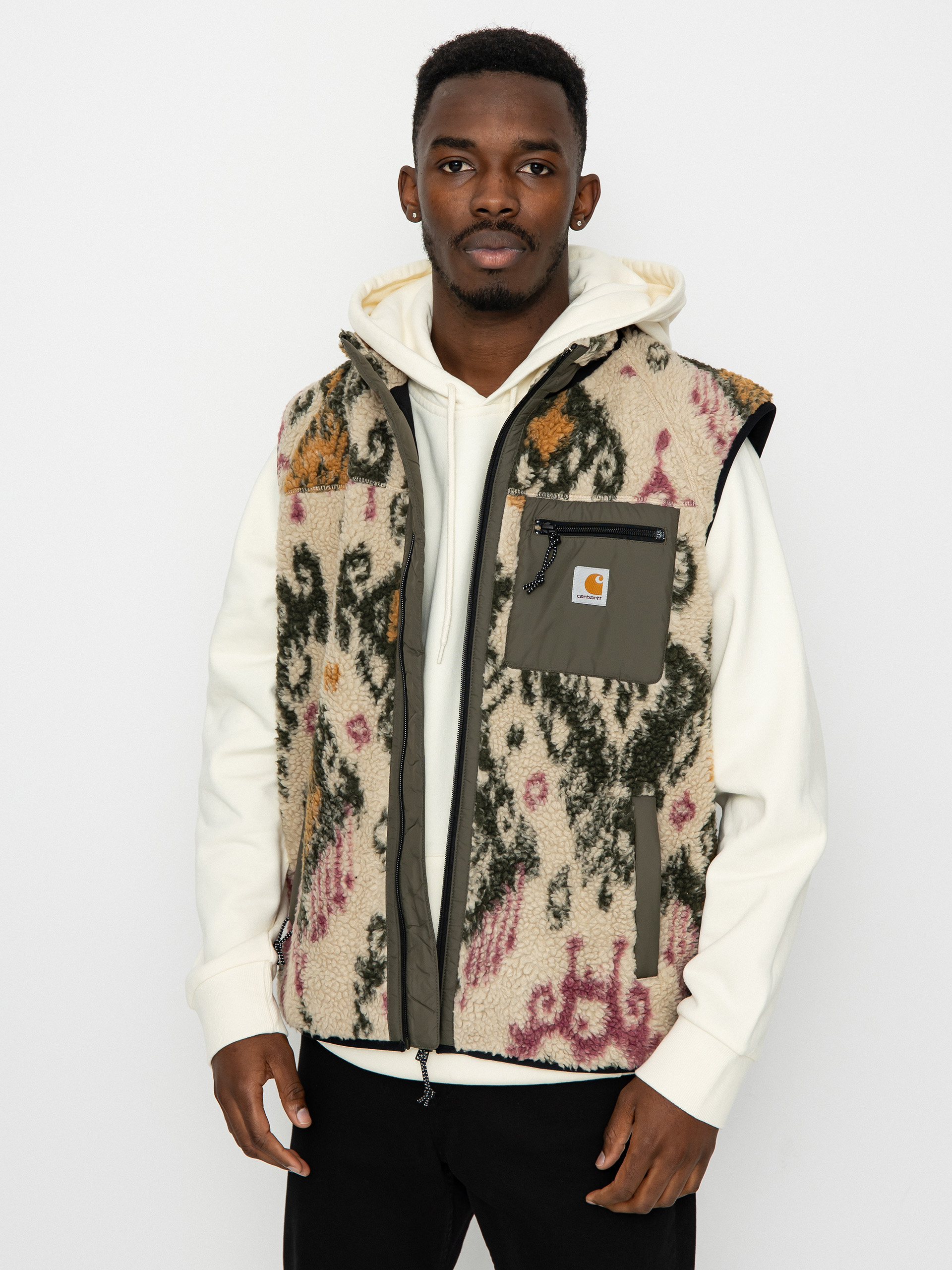 Kamizelka Carhartt WIP Prentis Liner (baru jacquard wall/cypress)