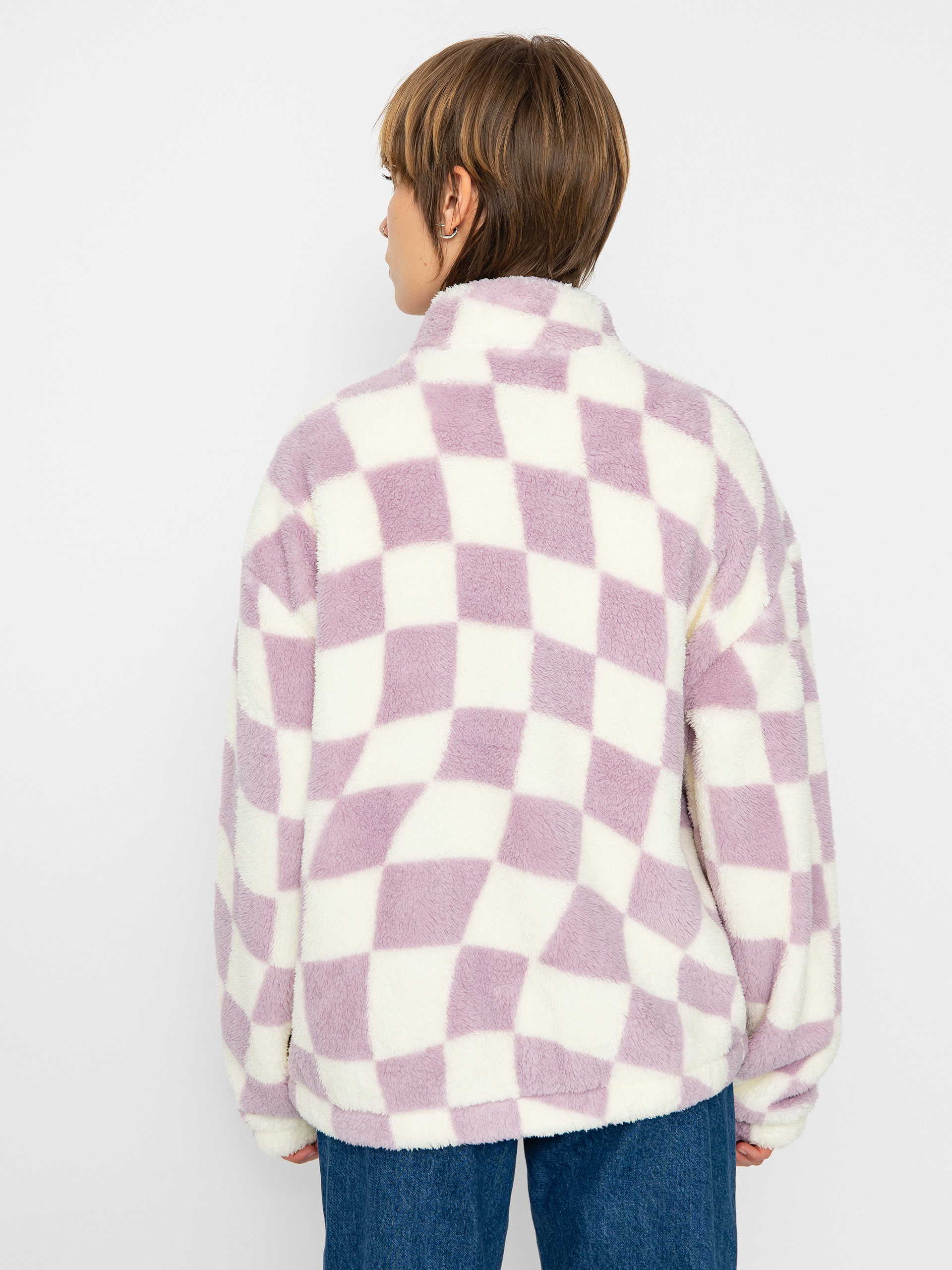 Damski Polar Vans Digital Trip Mock Zip (digital dementia lavender frost)