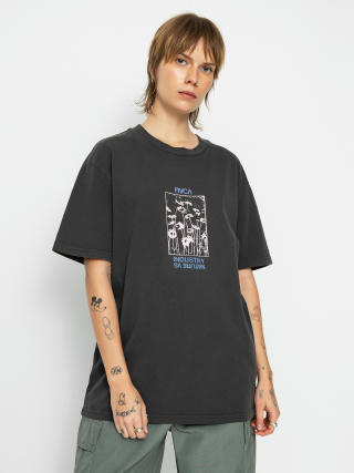 T-shirt RVCA Fields Relaxed Wmn (washed black)